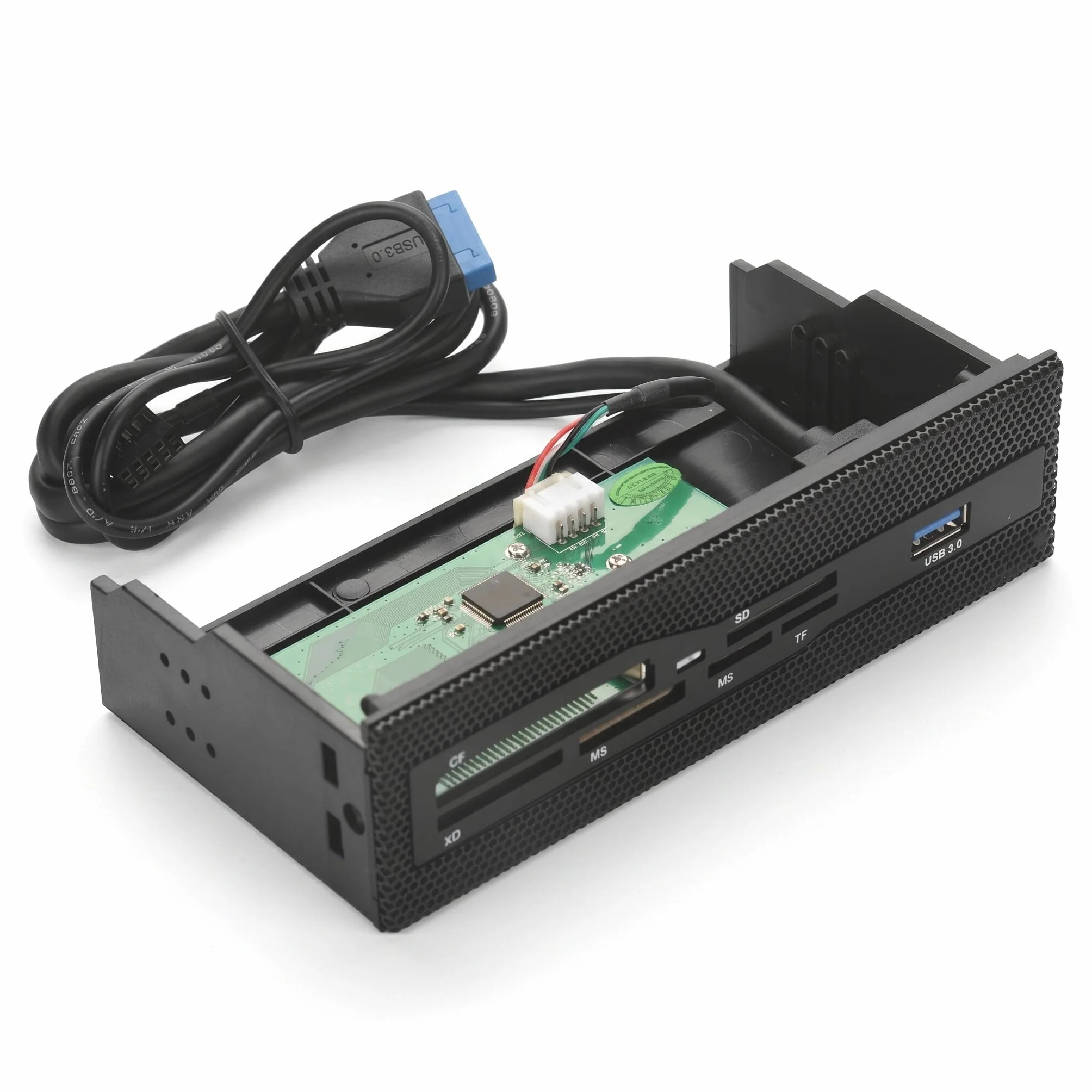 Lecteur de Carte Interne USB 3.0 6 emplacements pour PC Panneau Avant SD XD TF M2