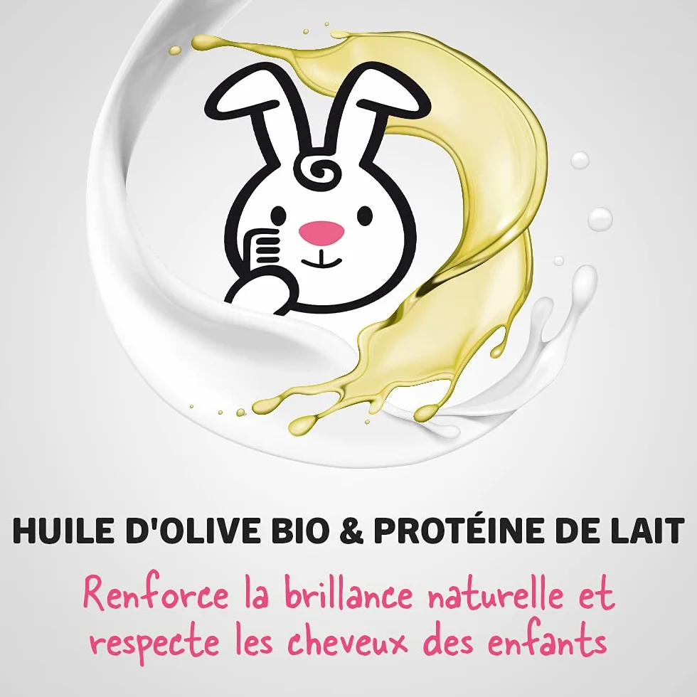 Sanosan Spray Démêlant Cheveux Enfant Soin Sans Rinçage Olive Biologique Protéines Lait 2x125 ml