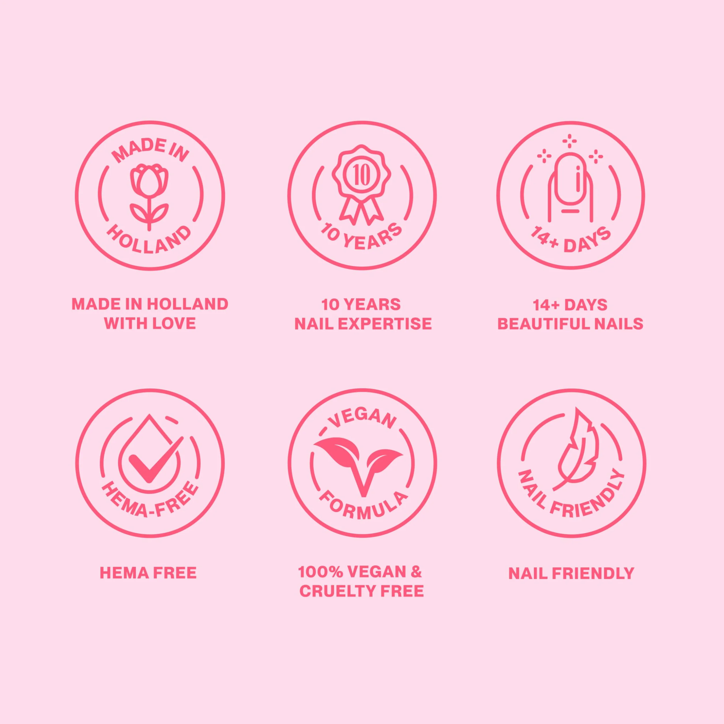 Pink Gellac Manucure Kit Semi Permanent avec Lampe UV LED Noir, 4x Teintes Roses 15 ml, Top & Base Coat Gel UV, Dissolvant et Cleaner