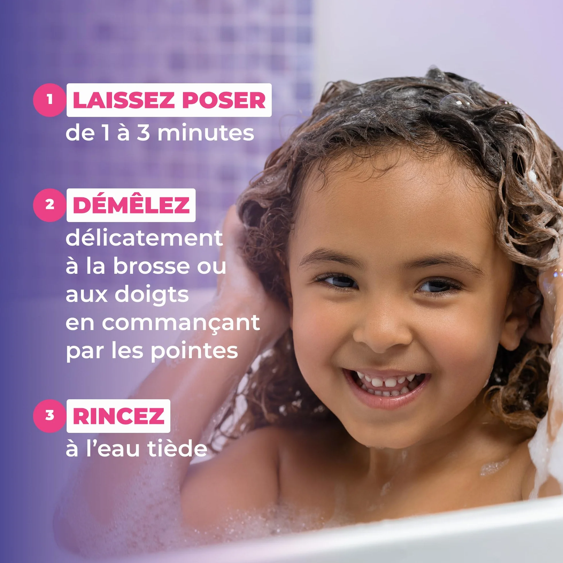 Les Secrets de Loly Bubble Smooth Après-shampooing enfant démêlant 250 ml