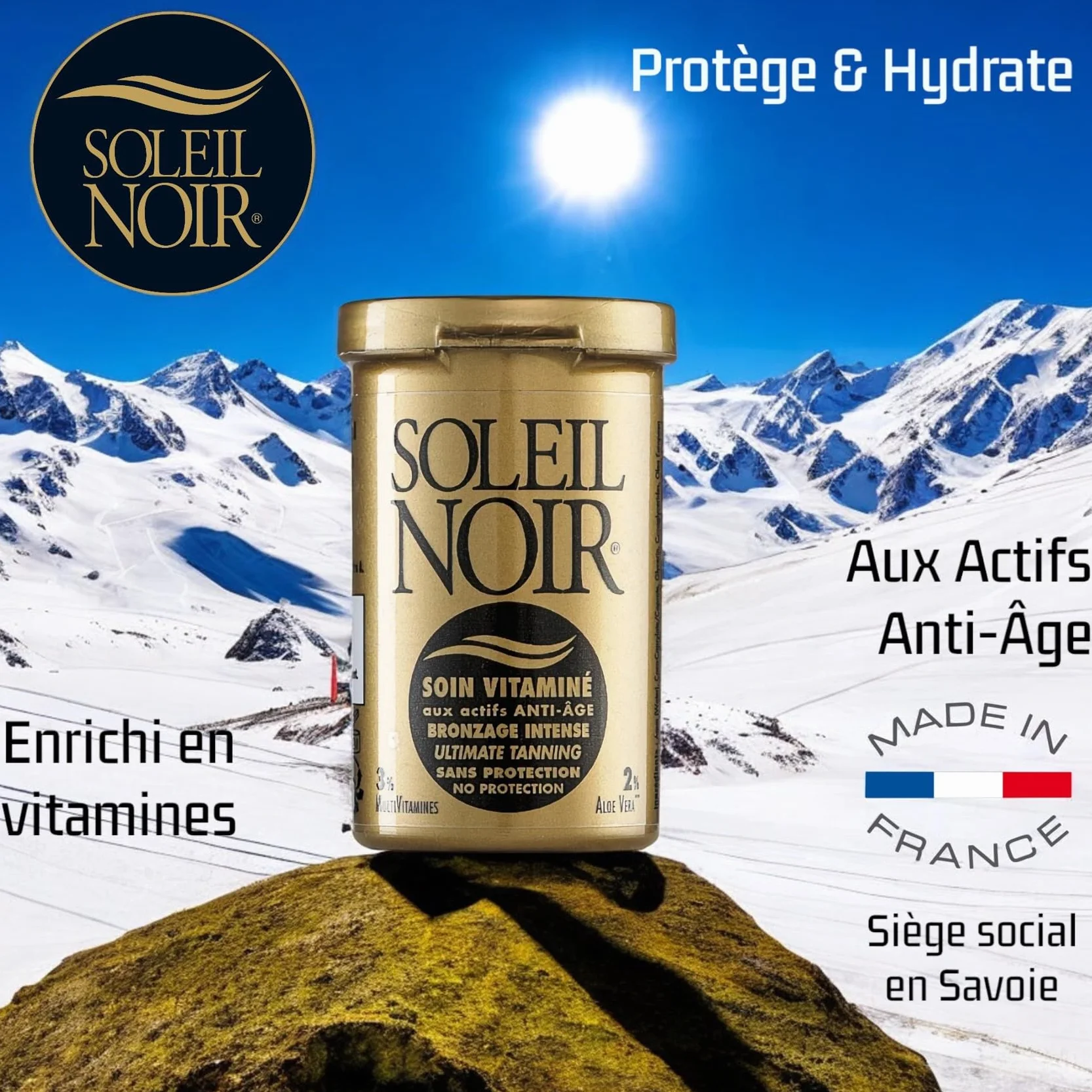 Soleil noir crème vitaminé bronzage intense 20ml