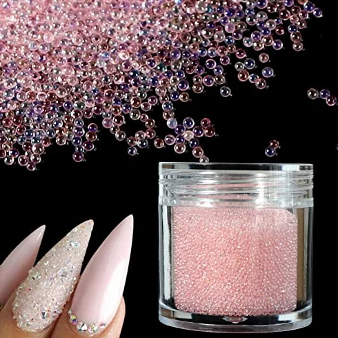 Perles de caviar en verre 10 ml pour ongles et bijoux
