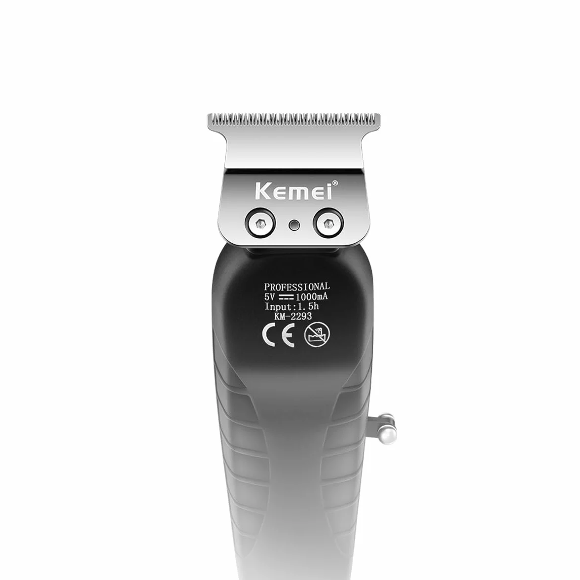 KEMEI Tondeuse professionnelle 2293 lame en T rechargeable sans fil