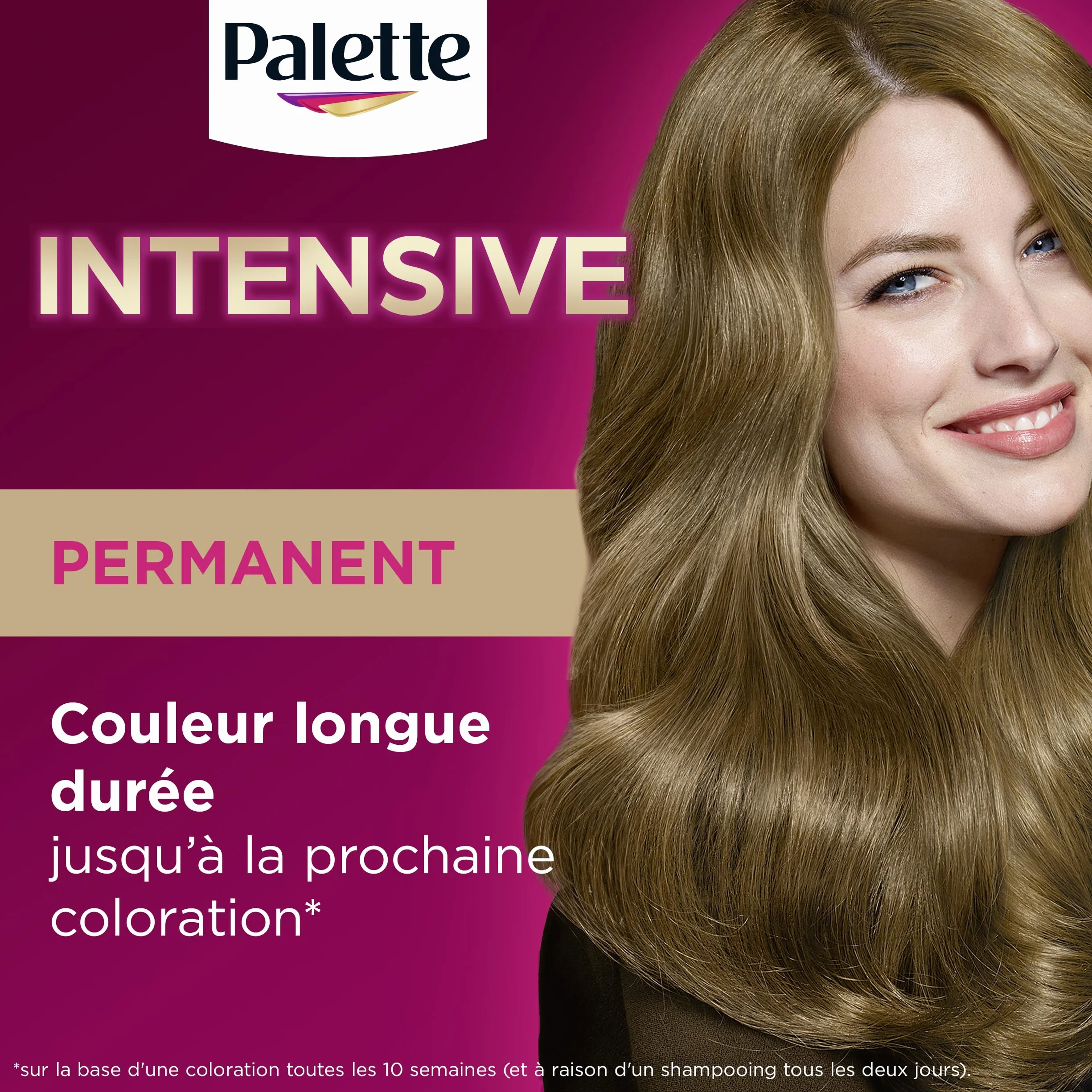 Palette Coloration Permanente Crème Soin Couverture 100% Cheveux Blancs Longue Durée 8.7 Blond Terracotta