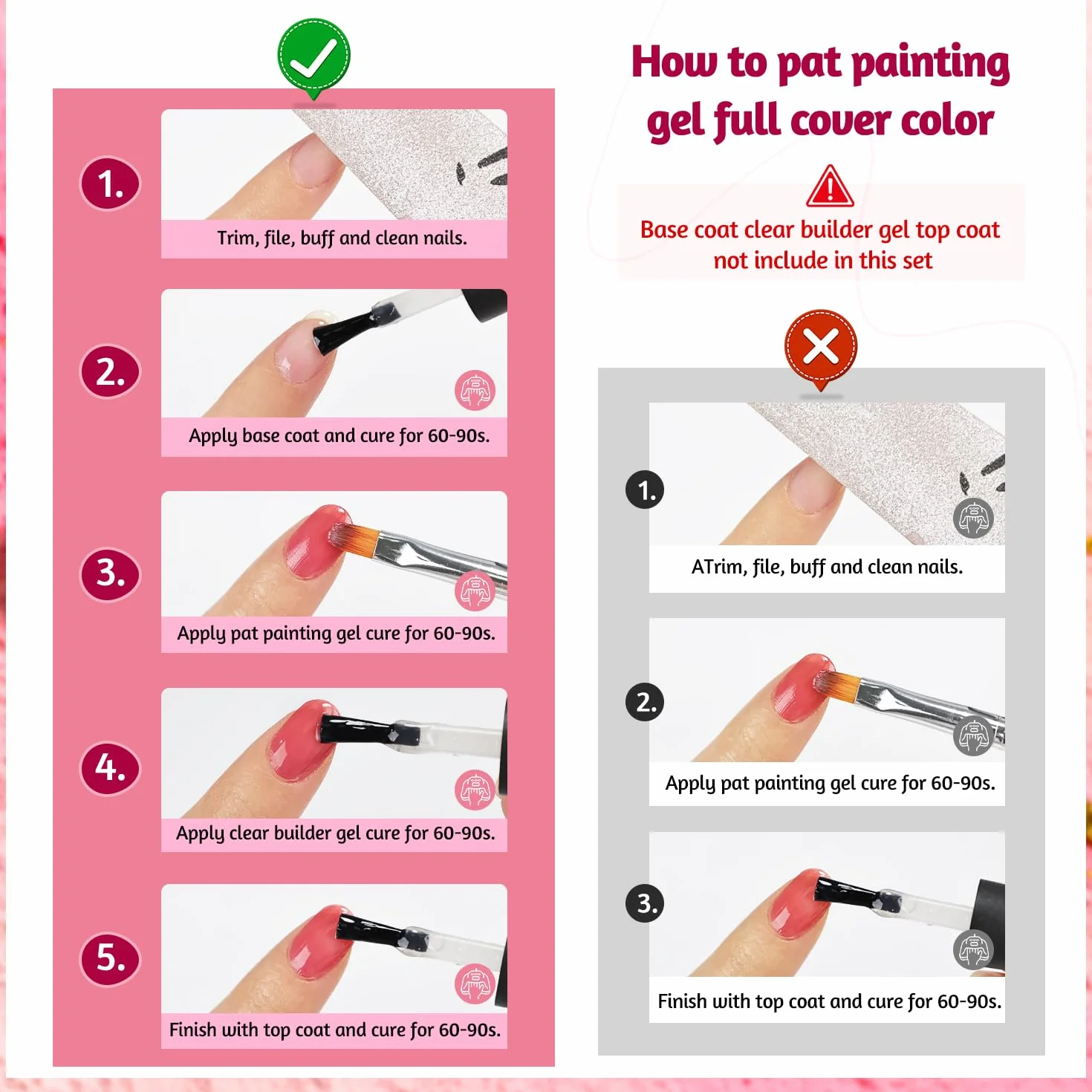 JODSONE 9 couleurs Gel vernis à ongles Pat Painting Gradient Blush Effect Set Nail Art Design
