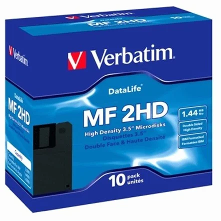 Verbatim DataLife 1.44 Mo disquette x 10 support de stockage