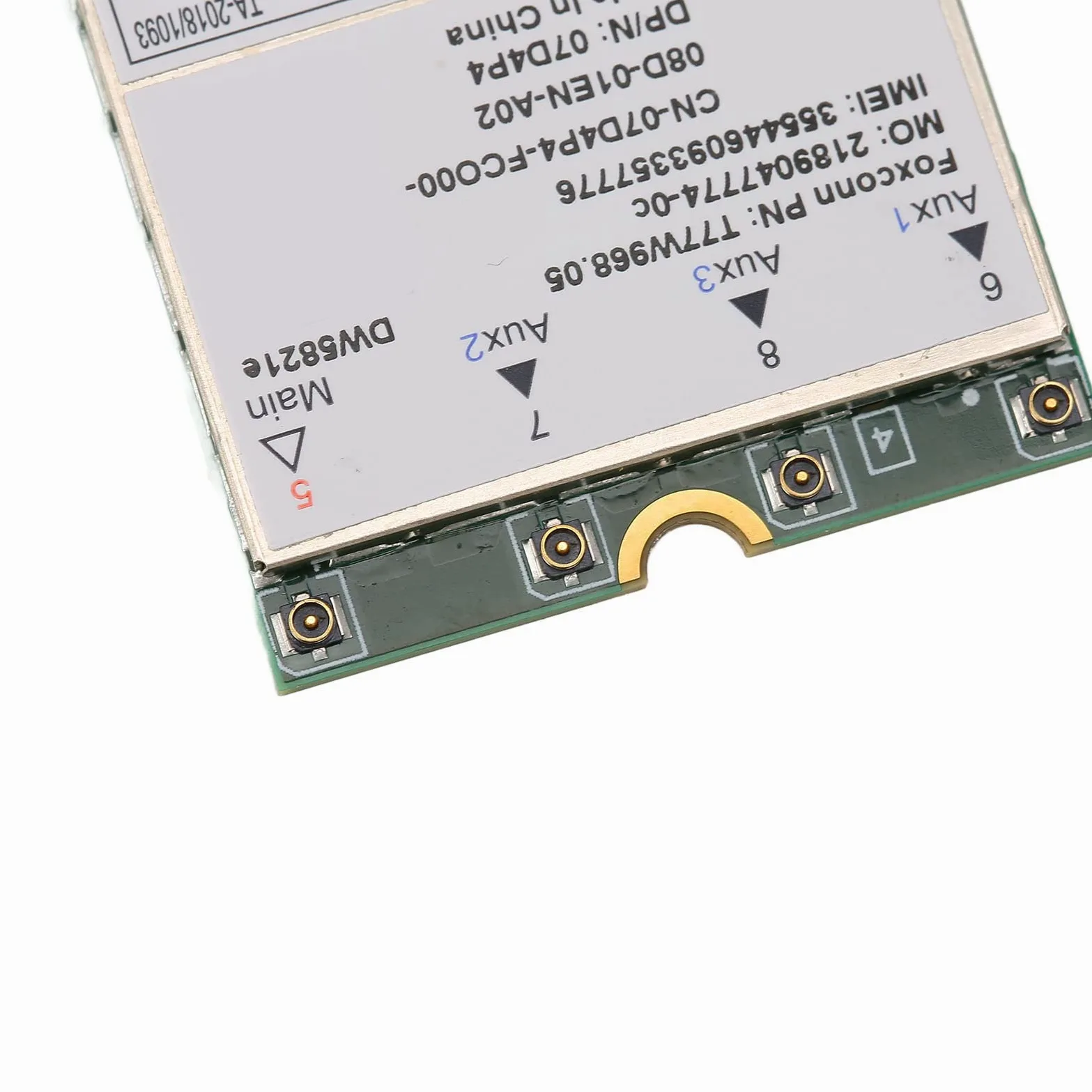 DW5821E 3G/4G/5G Carte adaptateur réseau pour PCI Express M.2 Spécification 3042 Type Key.B Slot pour PC, ordinateurs portables