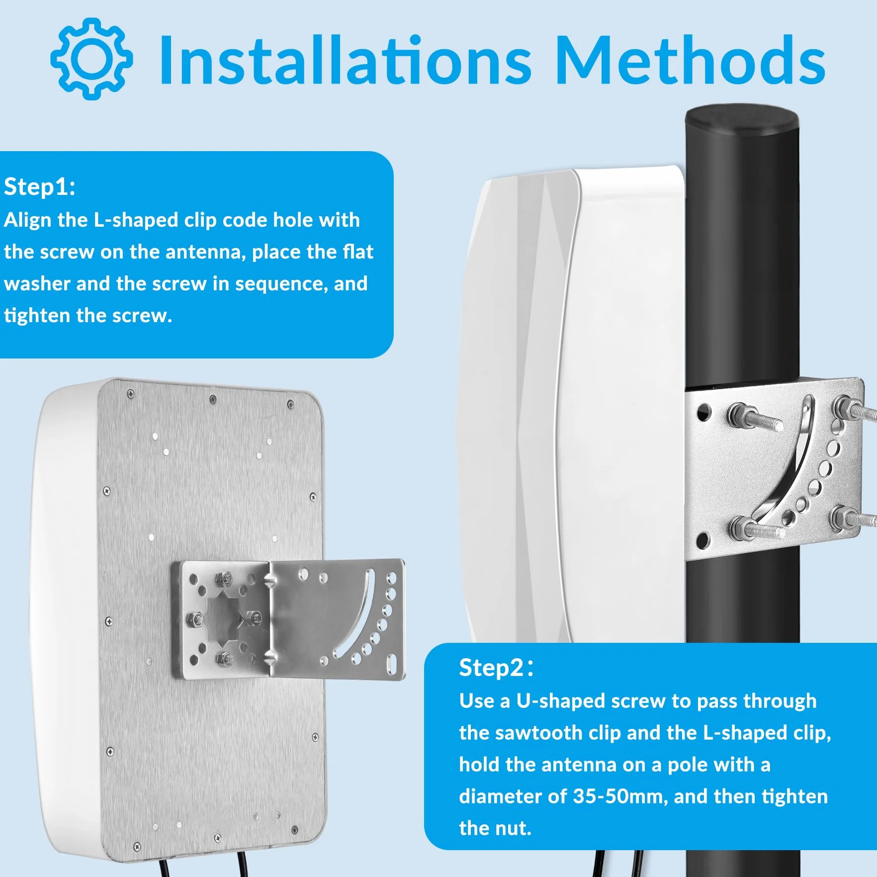 Antenne 4G LTE 5G panneau antenne extérieure Mimo directionnelle 700-2700 | 3300-3800 MHz jusqu'à 12dBi Anenna avec câble de 10 mètres Connecteur TS9 SMA compatible avec modem routeur 5G 3G 4G