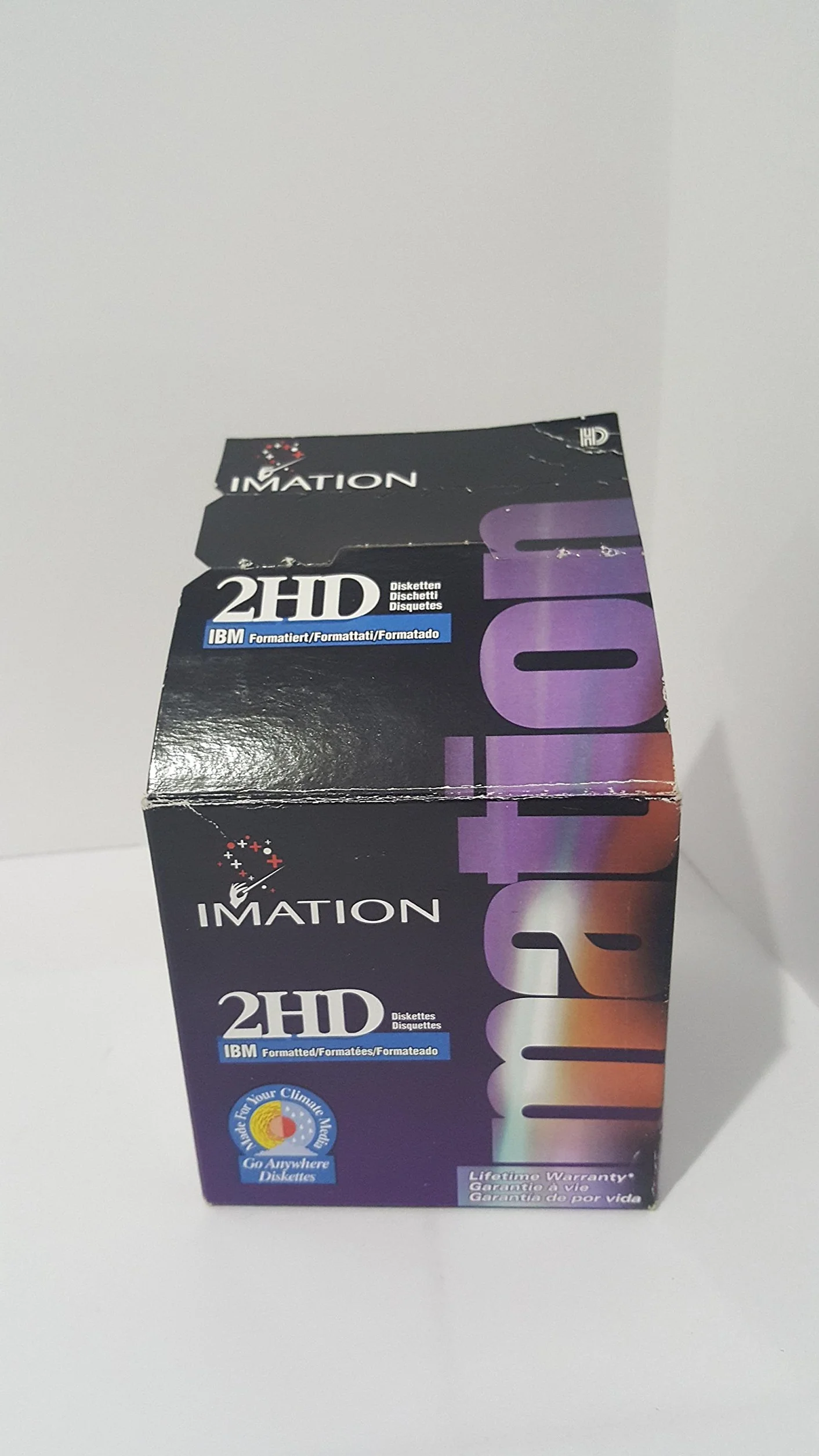 IBM Formaté 1.44 Floppy Disques 2HD 8,9 cm - 25 Lot Neuf Imation
