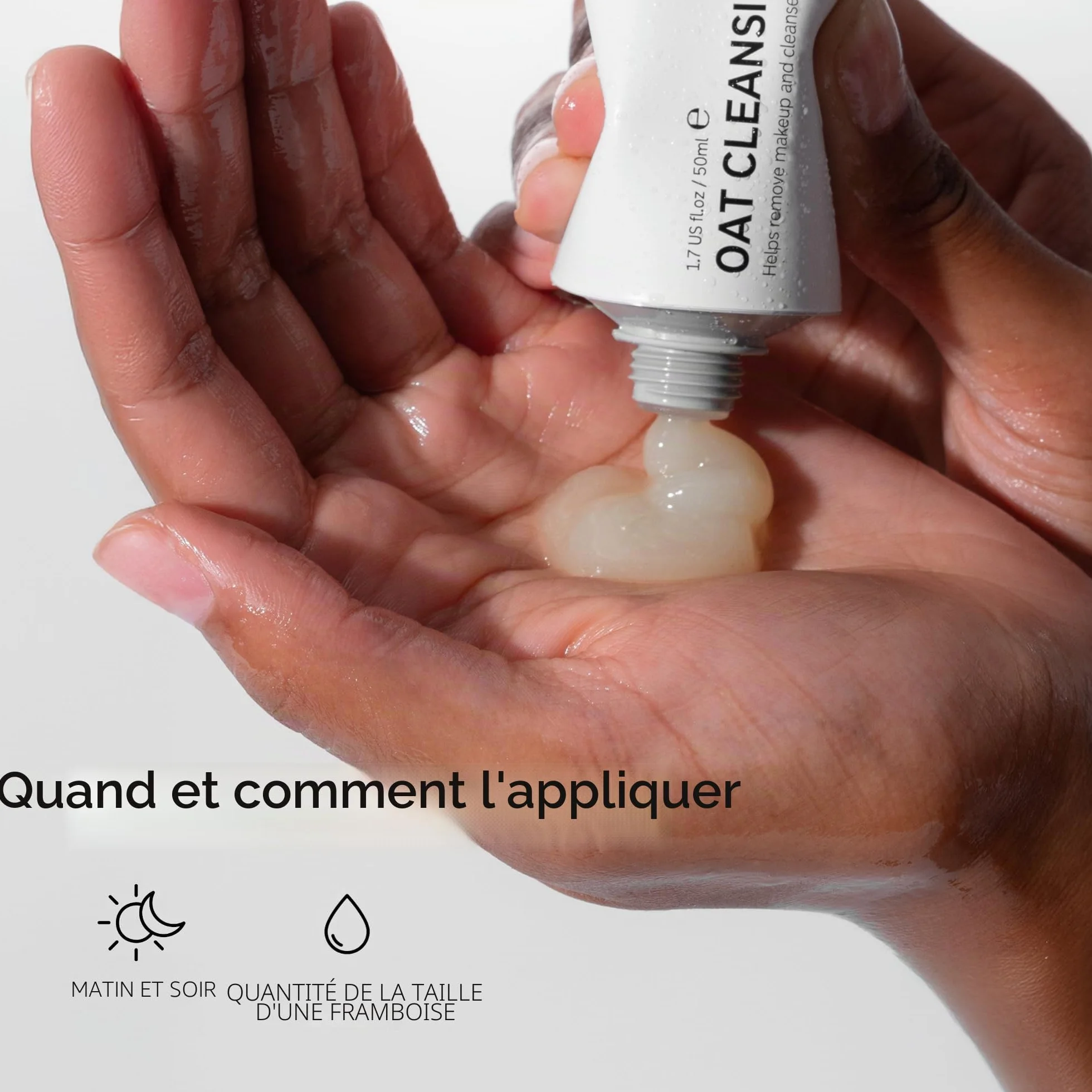 The INKEY List Oat Cleansing Balm 50 ml pour nettoyer la peau sensible