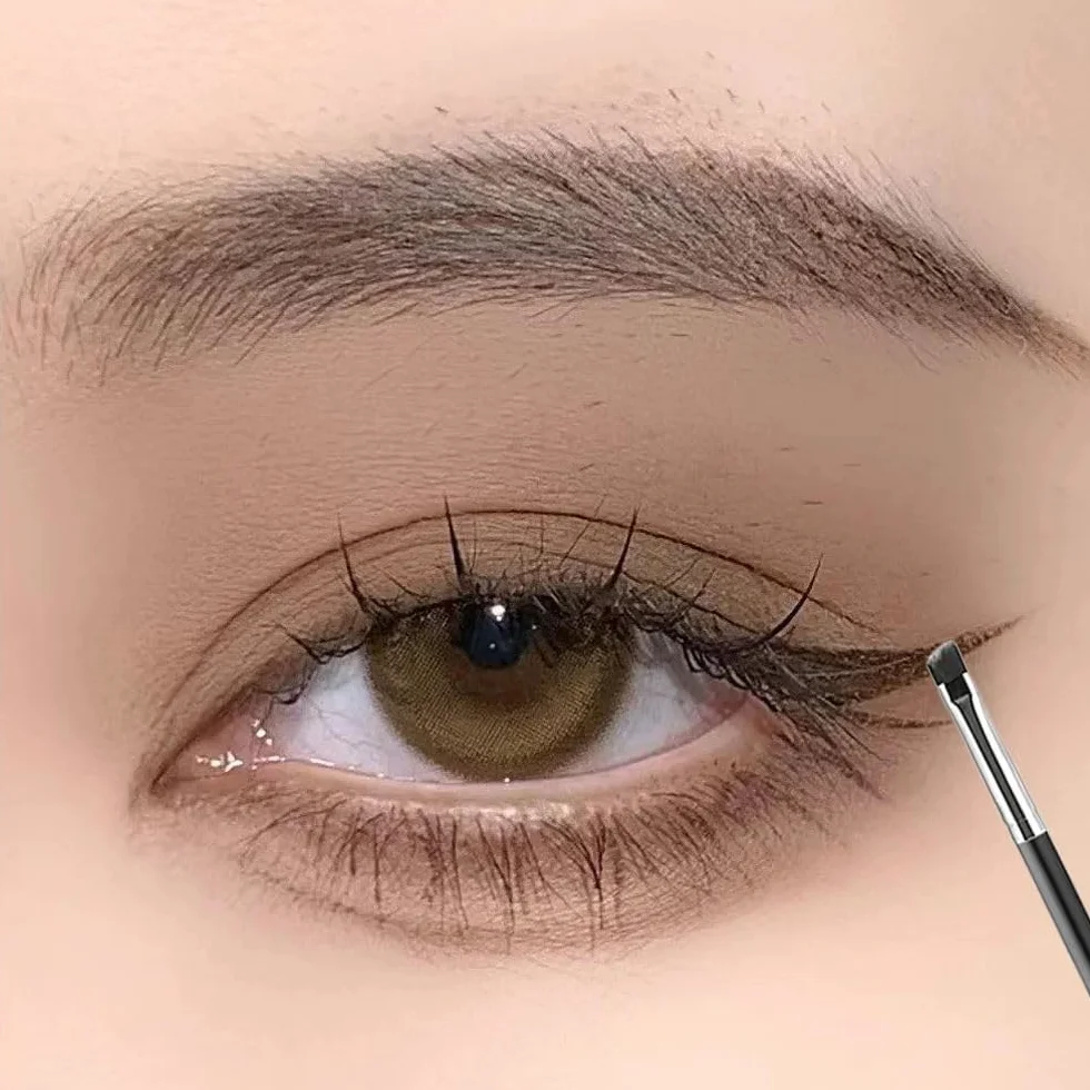 Brosse à Sourcils Double Face, Peigne à Cils Double Extrémité, 2 Pcs, Outils de Maquillage