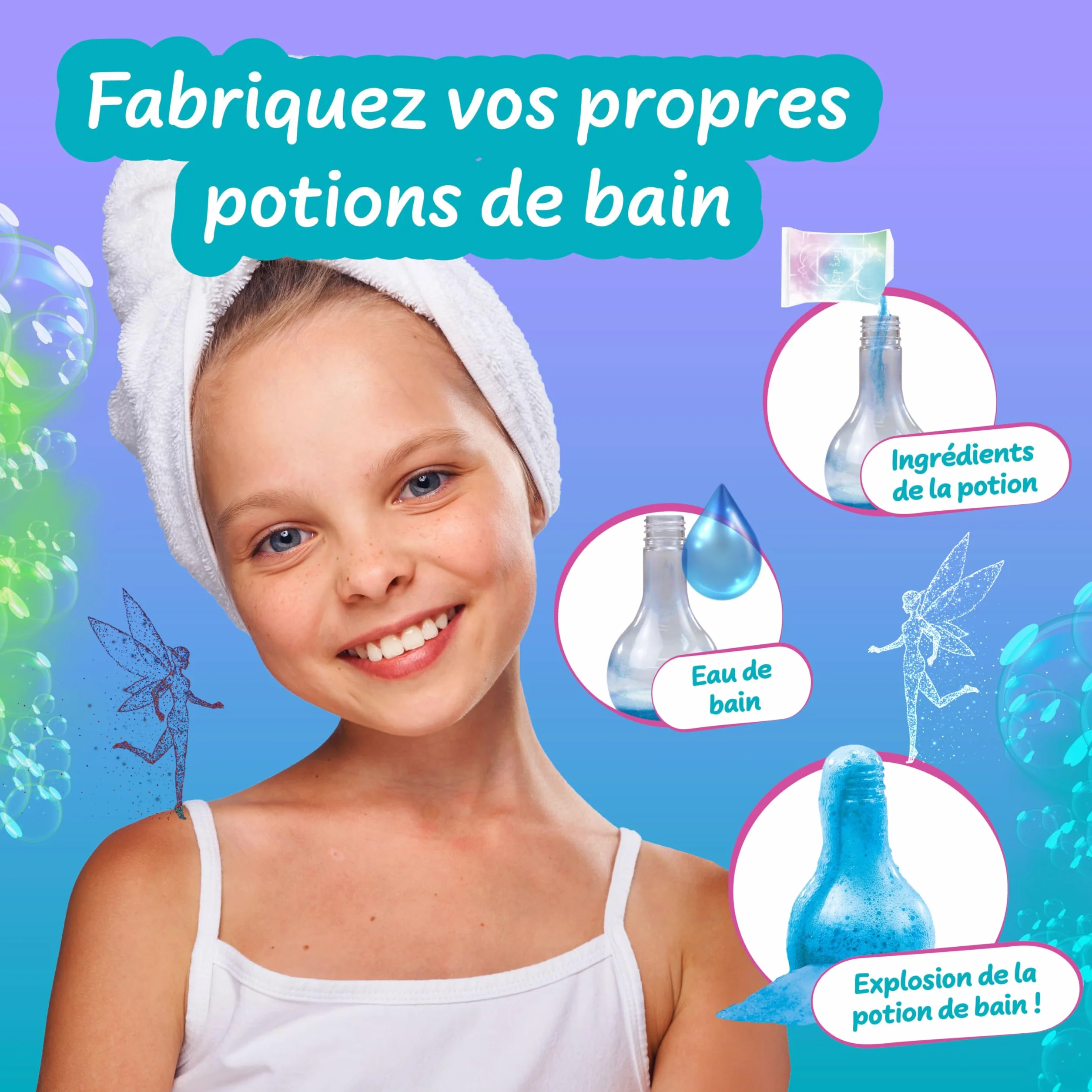 Science4you Potions de Bain Enfants 6+ Ans Kit Fabrication Bombes de Bain Scientifiques Éducatifs