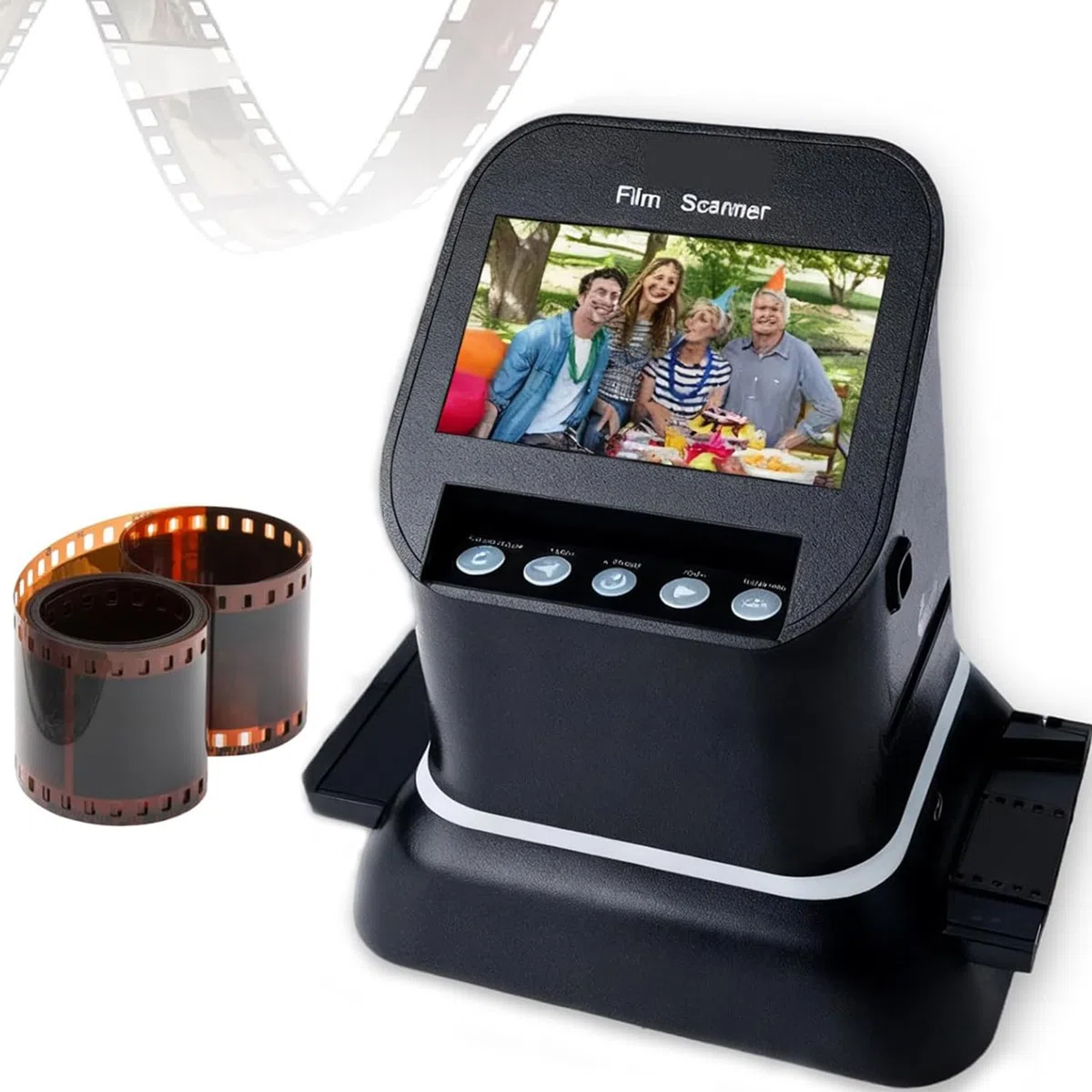 Scanner de Films et de Diapositives avec Grand écran LCD 4,3",Scanner 120 Films 22 mégapixels,Scanner de Photos négatives,convertisseur de Film numérique