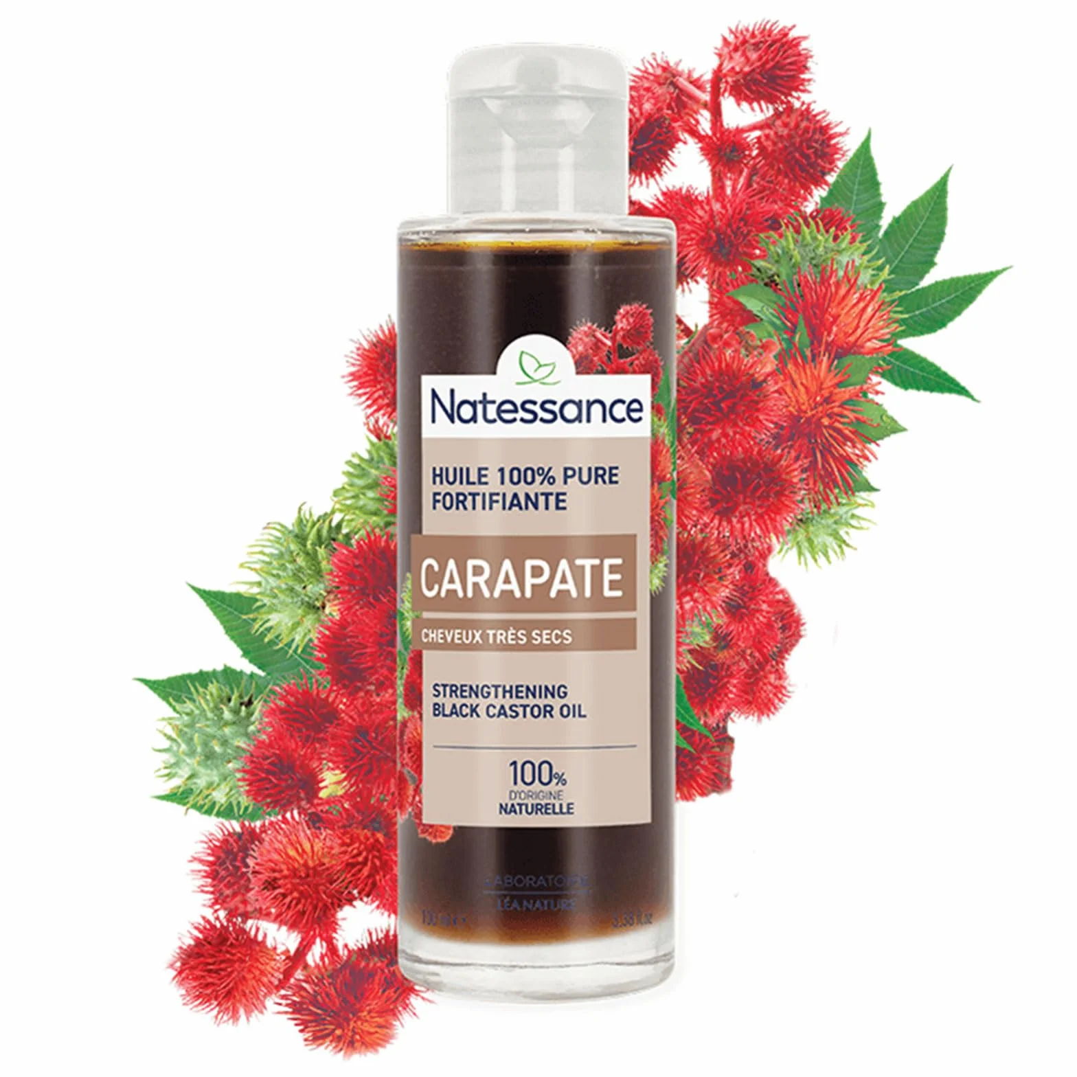 Natessance Huile Carapate Ricin Noire 100ml
