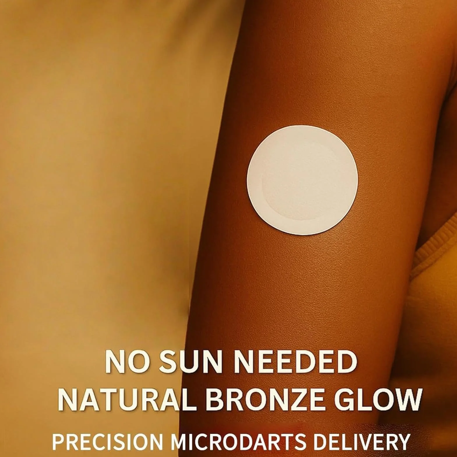 Patchs Autobronzants Glow Micro-needle Lot De 14, Sun-free, Ingrédients Naturels, Sans Soleil