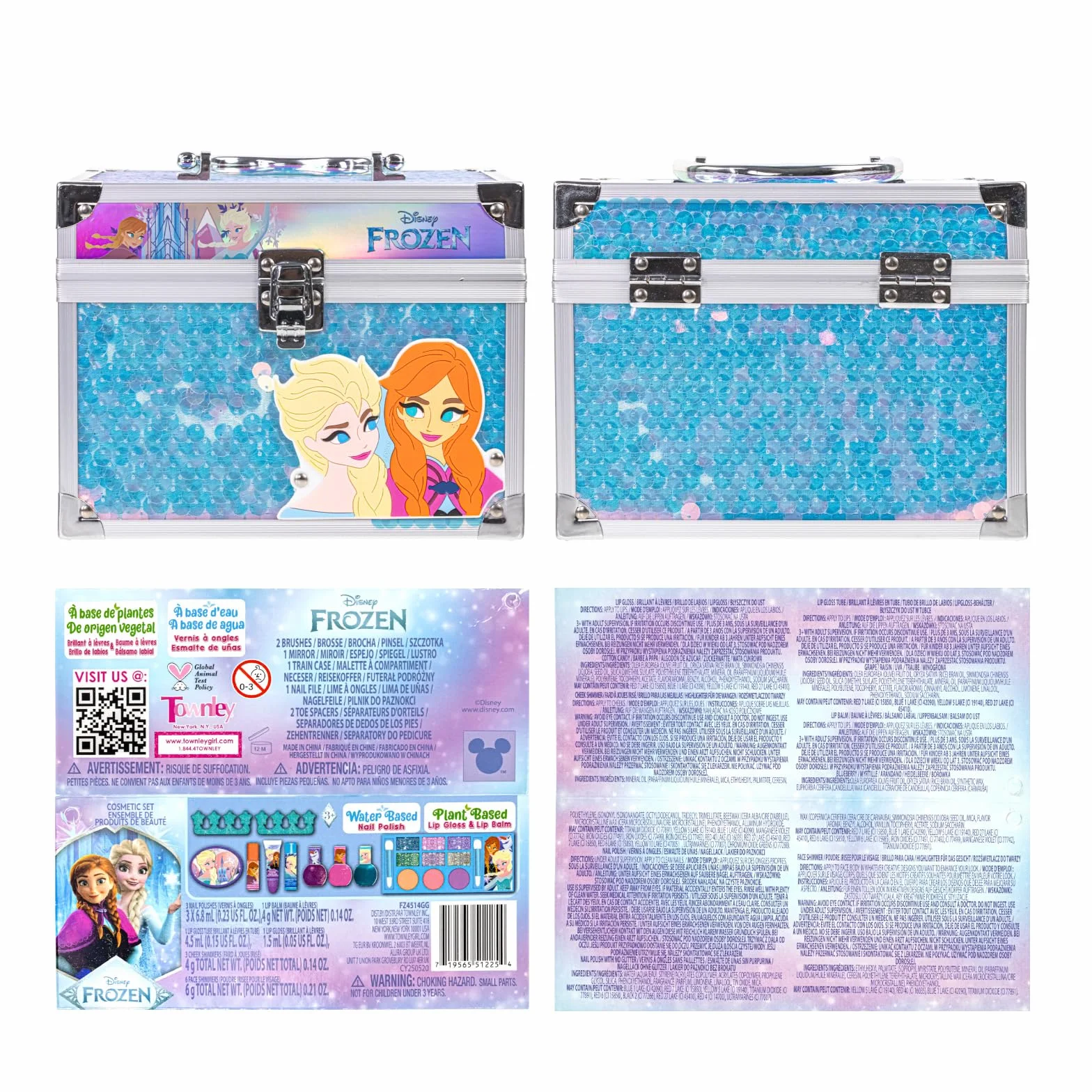 Frozen Coffret Maquillage Enfant Gloss & Vernis Valise Beauté