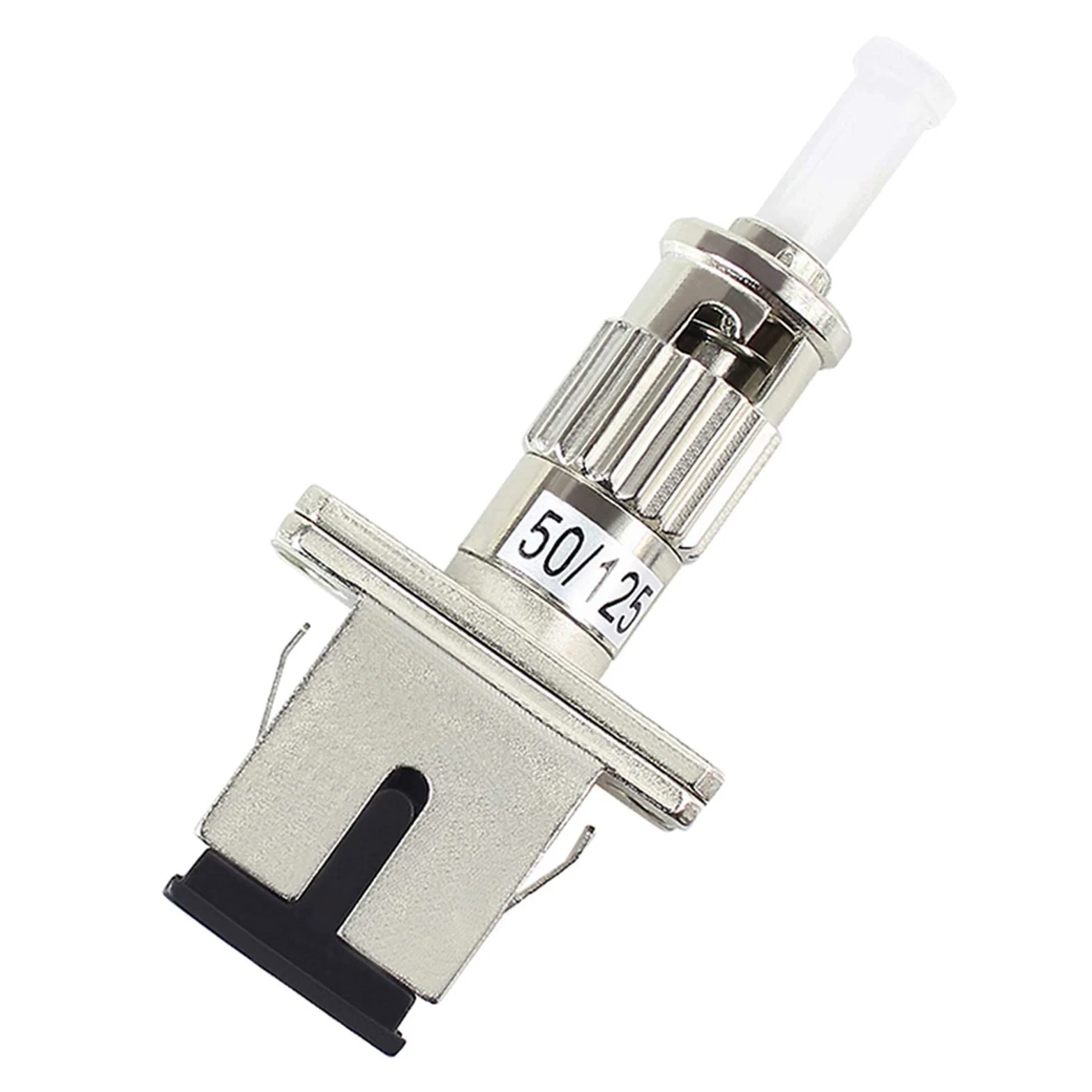 Xiaochen Connecteurs d'adaptateur de Fibre 5pcs St-SC Connecteur d'adaptateur multimode St à SC Adaptateur de Bride St-SC Coupleur Optique de Fibre de Fibre de Fibre de métal carré