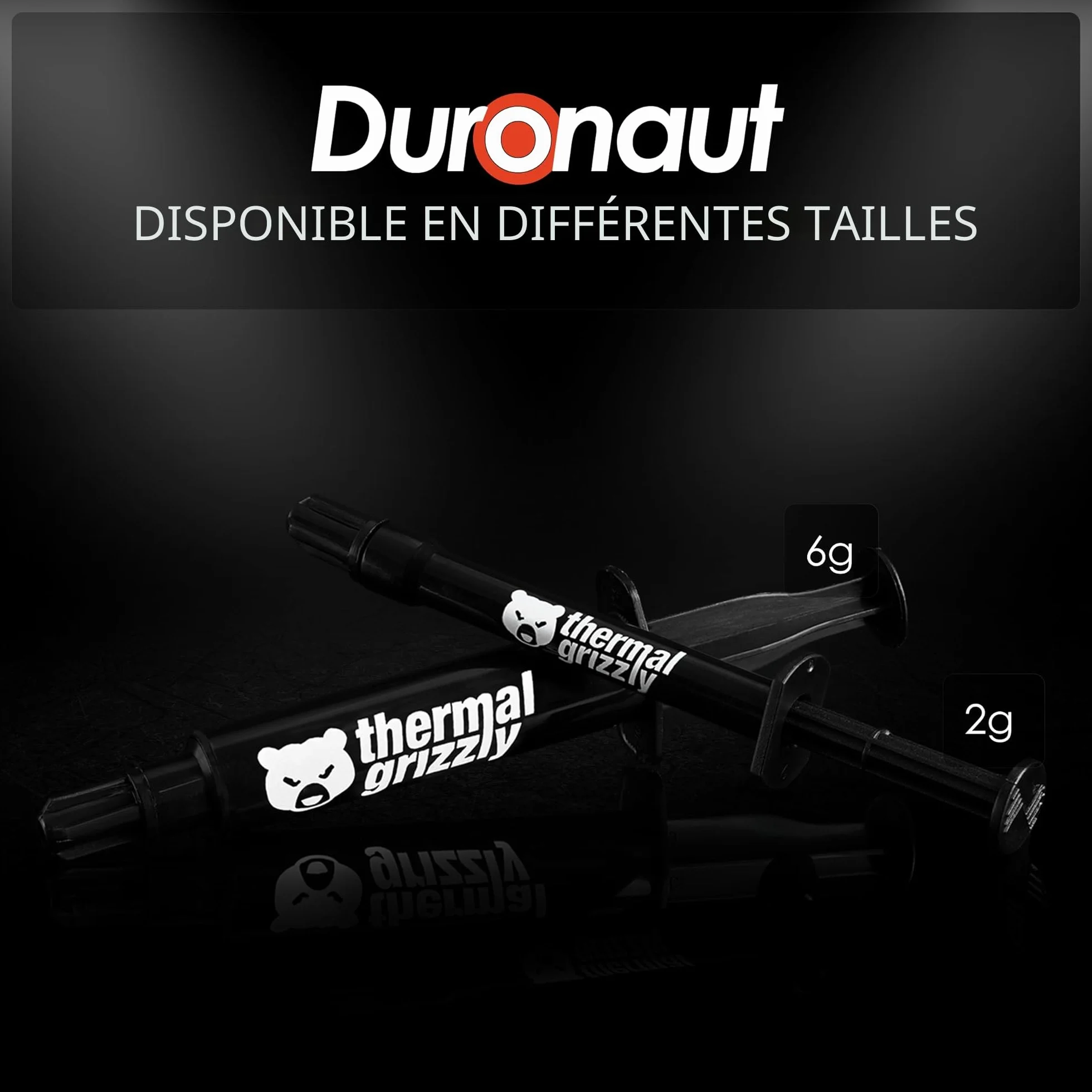 Pâte Thermique Thermal Grizzly Duronaut 6g Haute Performance pour CPU GPU Overclocking