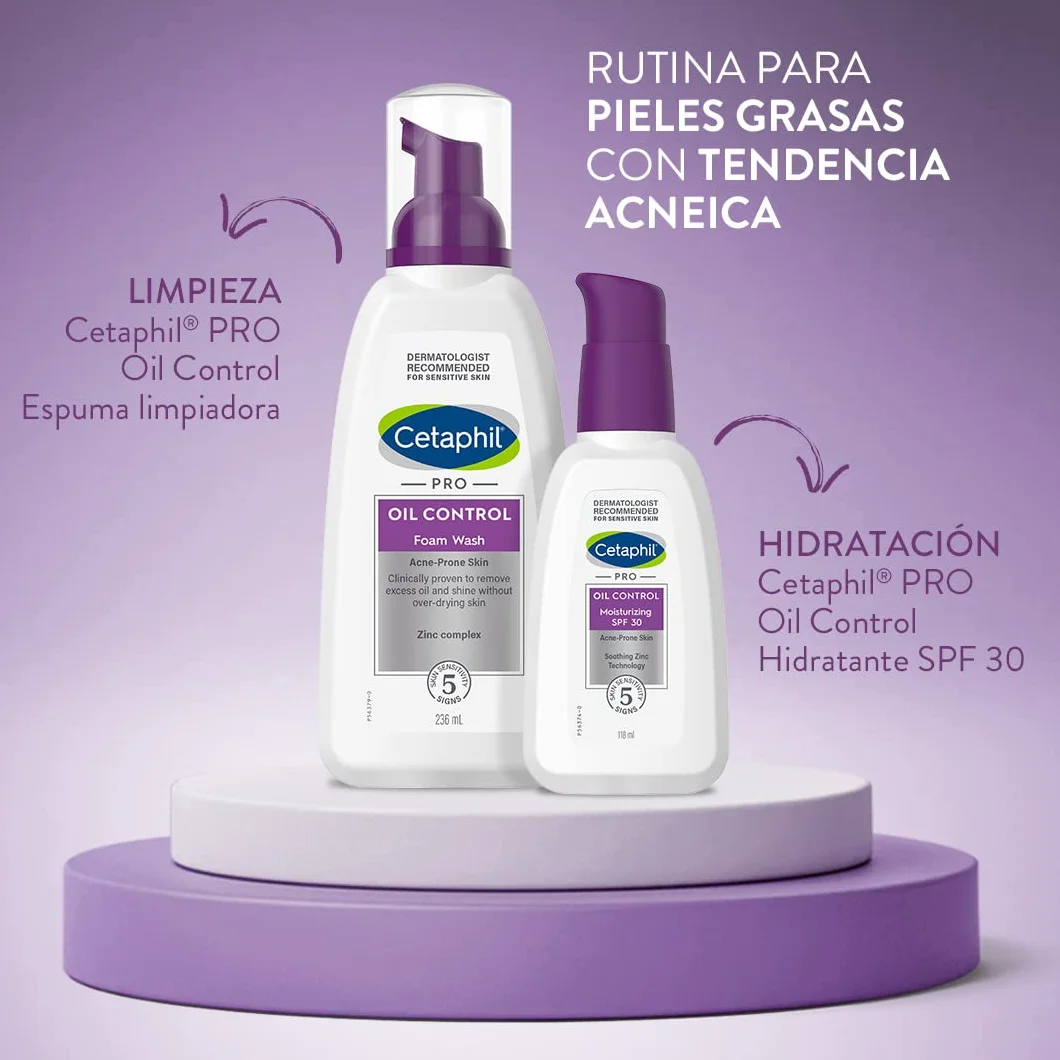 Cetaphil Pro Contrôle de l'huile Mousse de Nettoyage 236 ml