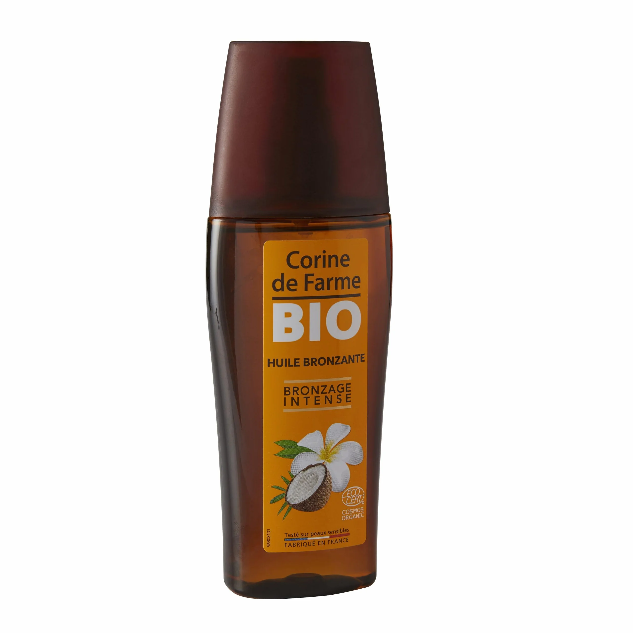 Corine de Farme Huile Ultra Bronzante Certifiée Bio Bronzage Rapide et Intense 150 ml