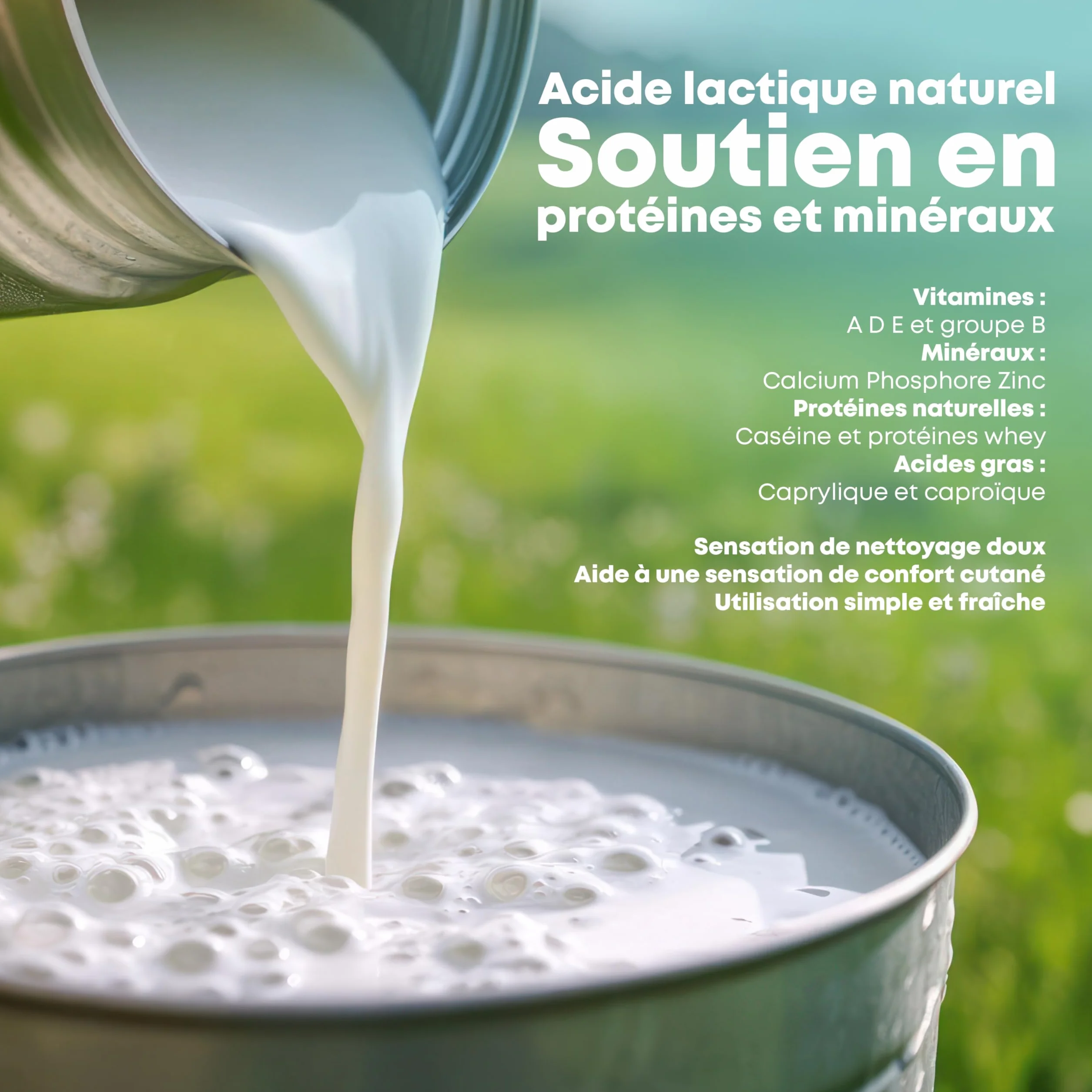 Savon Lait de Chevre PhytoFlora Anti-Acné Eczéma Points Noirs 125g Shampoing Solide Gommage Visage Provitamine B5