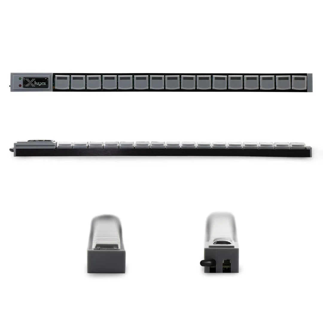 P.I. Engineering USB Keyboard, XK-0981-UCK16-R