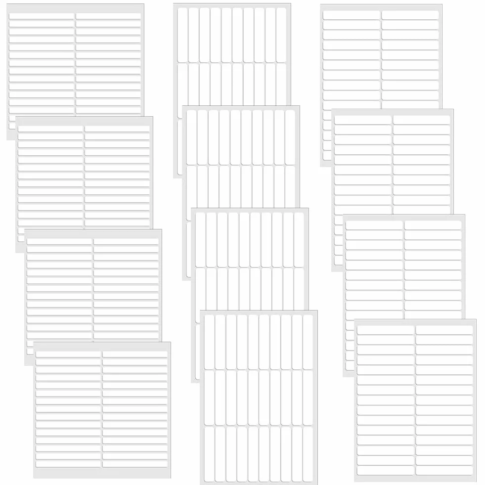 Craspire 12Pcs Ruban À Ongles Double Face Transparent Amovible Nail Art Adhésif Outils De Fixation