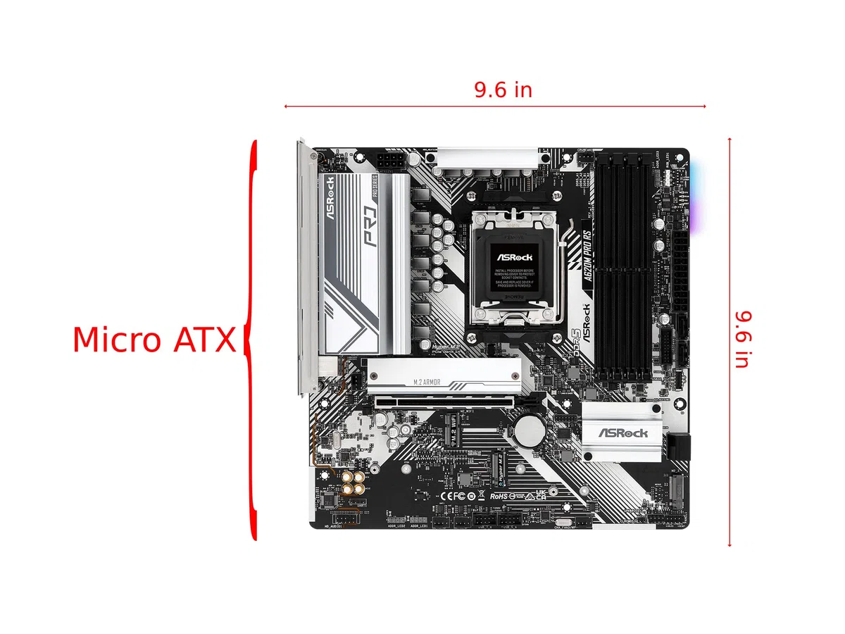 ASROCK A620M Pro RS AM5