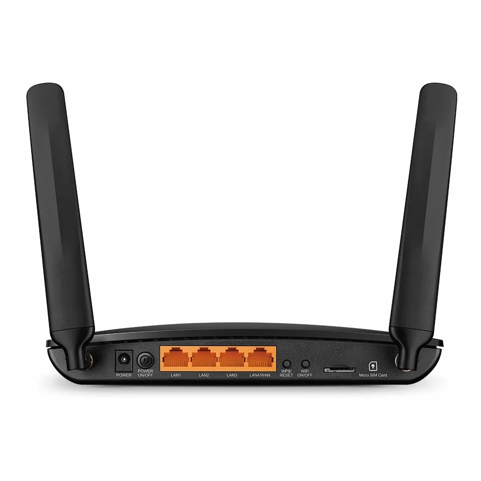 TP-Link AC1200 4G+ Cat6 Wireless Dual Band Gigabit Router, 4G/3G Network SIM Slot Unlocked, MU-MIMO technology, No Configuration required, Support Guest Network & Parental Control (Archer MR600 V2)