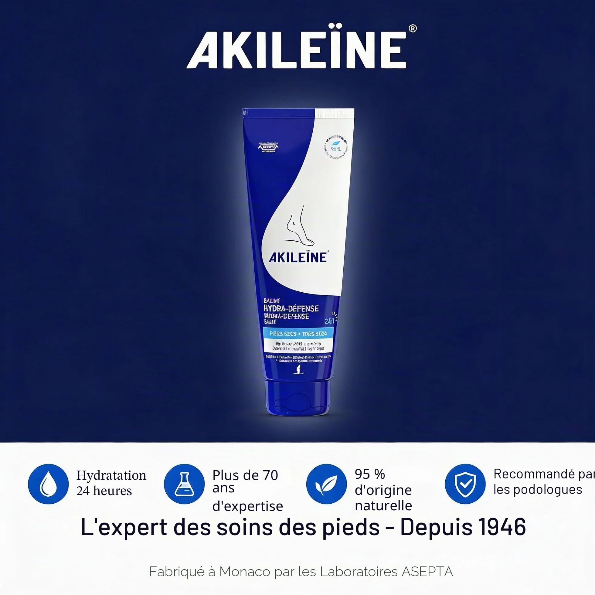 AKILEÏNE® Baume Hydra-Défense 125ml
