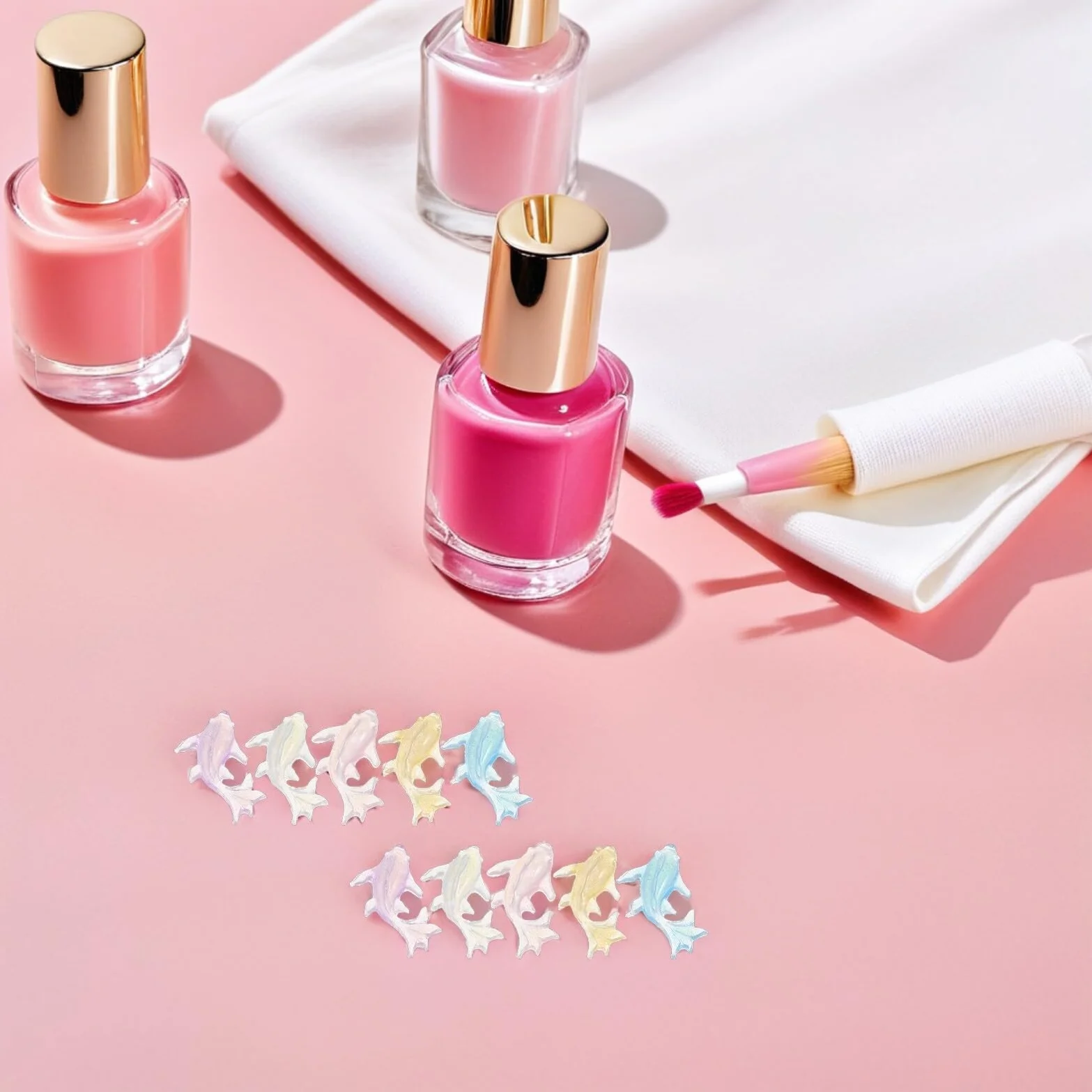Figurines Miniatures en Résine Dauphin Homoyoyo 250 Pièces pour Nail Art Décoration
