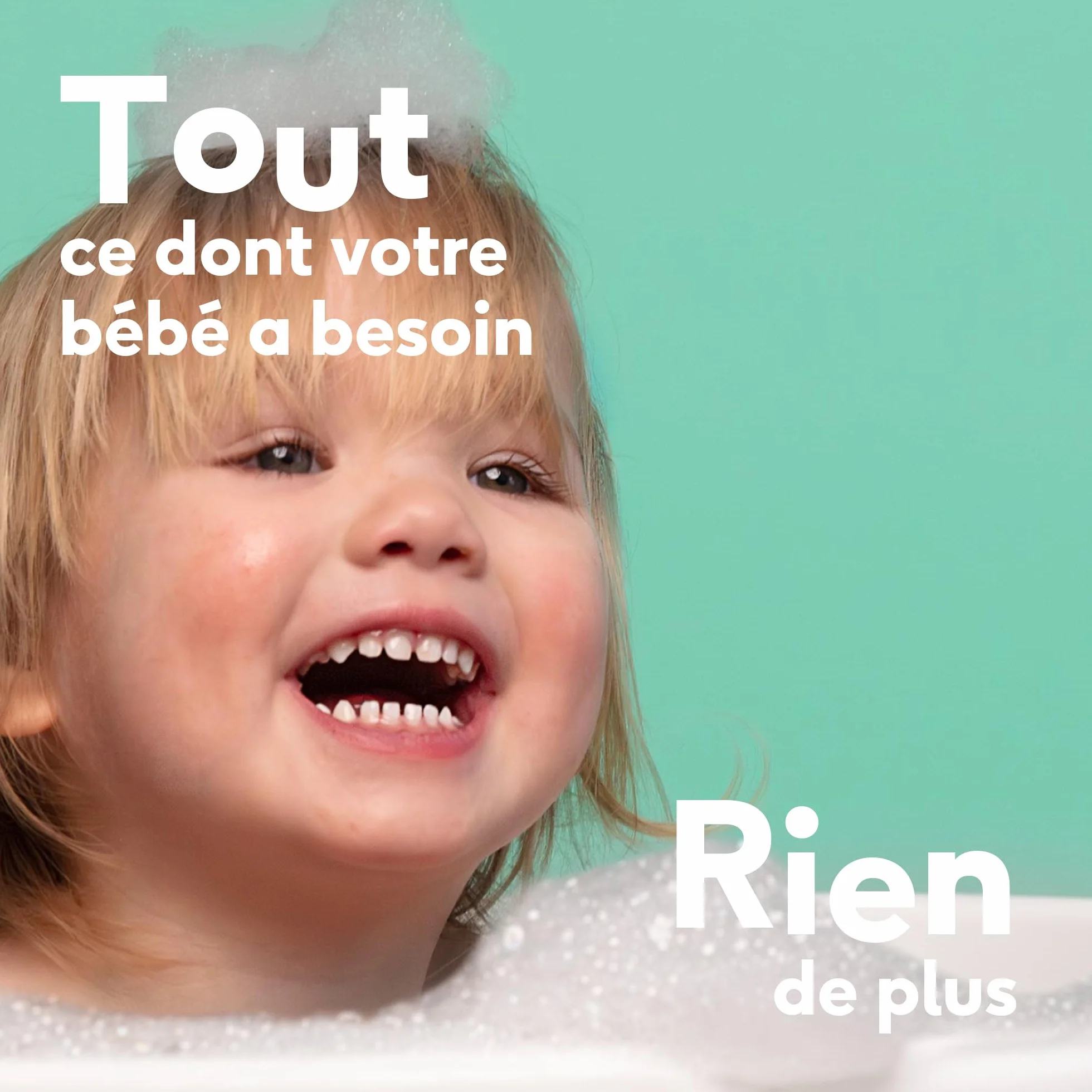 Naïf Bain moussant nourrissant recharge pour enfants à l'huile de coton 500 ml