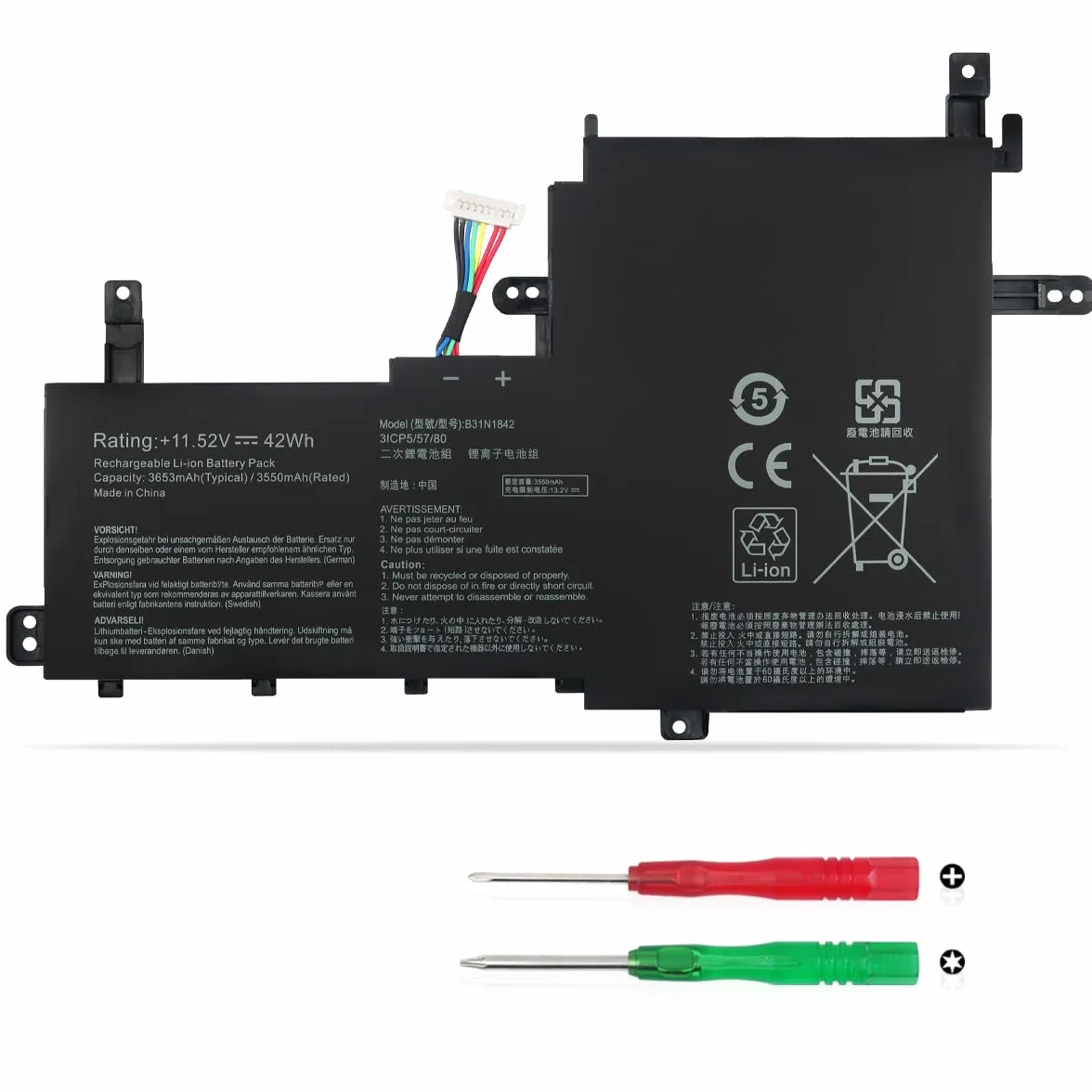 Bateria do ASUS VivoBook 15 K513 M513 X513 S513 F513 K531 X531 S531