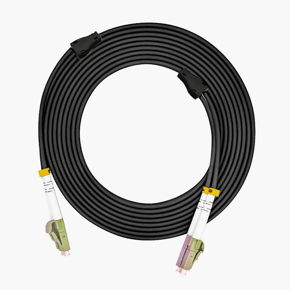 CDL Micro Câble de raccordement fibre optique multimode LC vers LC 10G OM3 50/125 20 m
