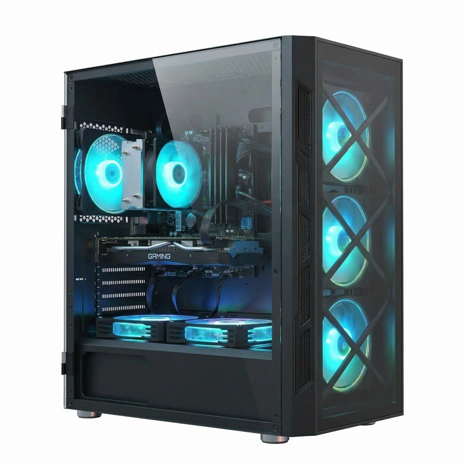 PC Gamer Fixe Core i7 3.9 GHz Geforce GTX 1660 Super 6Go GDDR6 32Go RAM 1To SSD WiFi6 Windows11 Pro