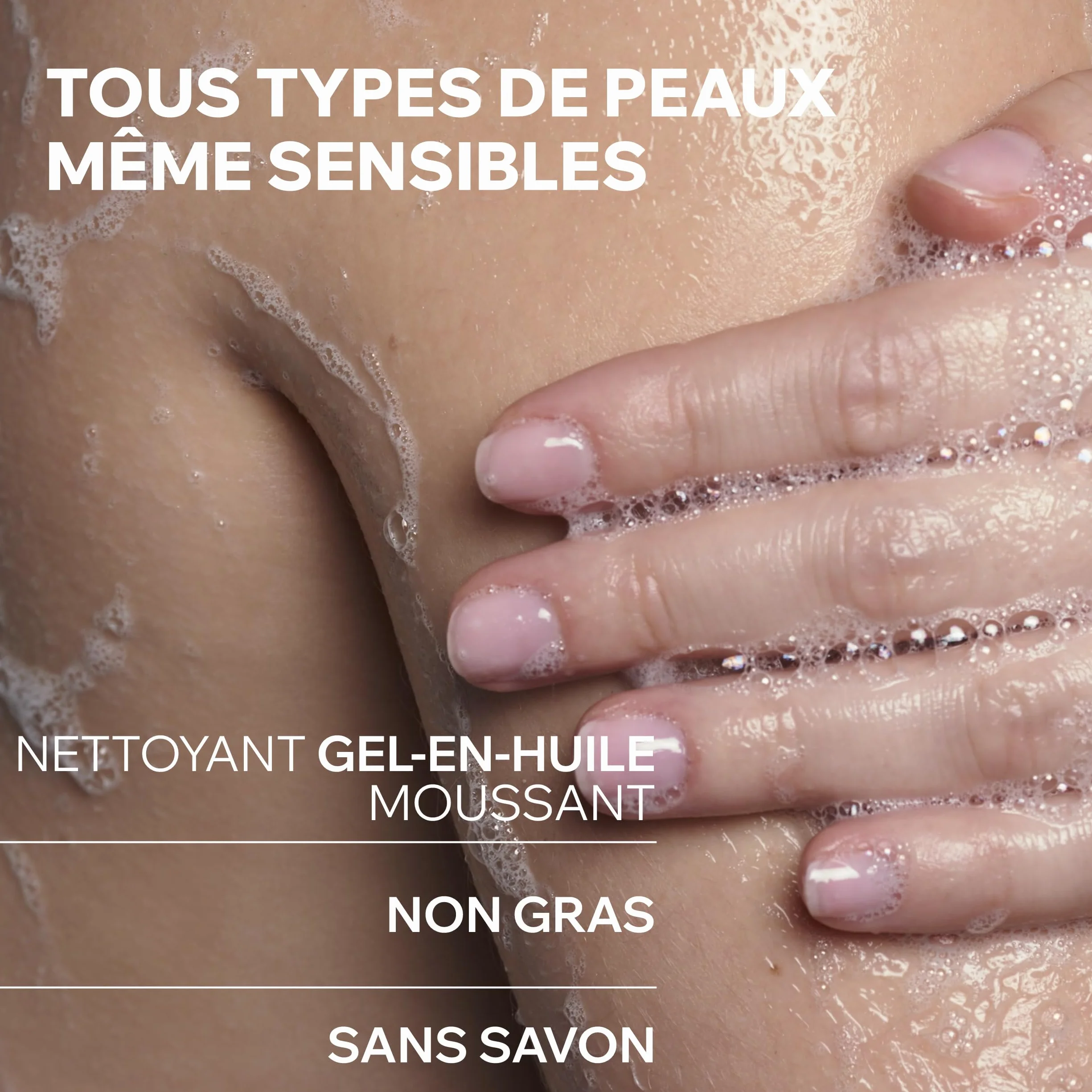 Uriage Huile de Douche 50ml Nettoyant Visage et Corps Peaux Sèches et Sensibles 25% Glycérine pH Physiologique Sans Savon