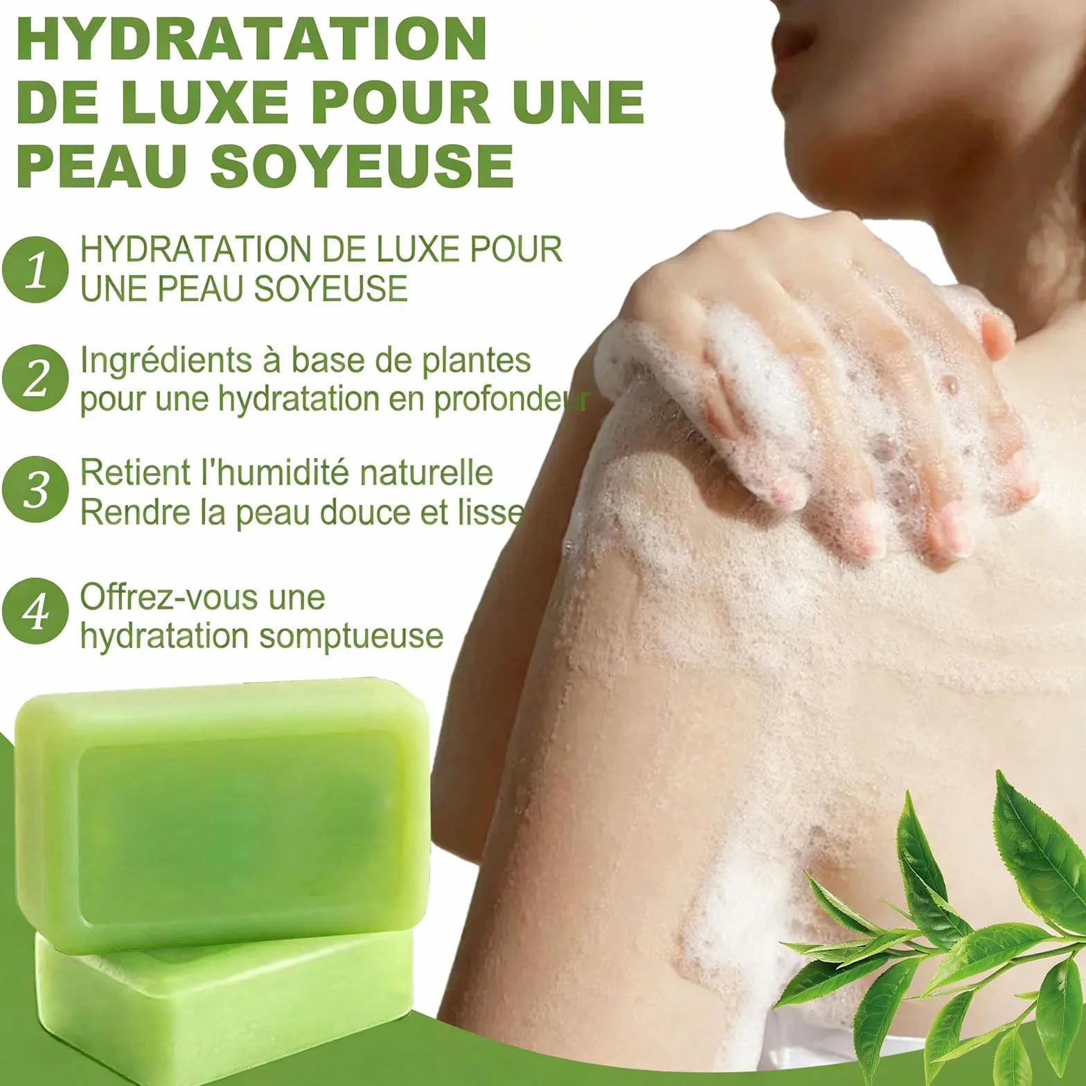 Savon Antifongique Naturel Pied d'Athlète 2pc