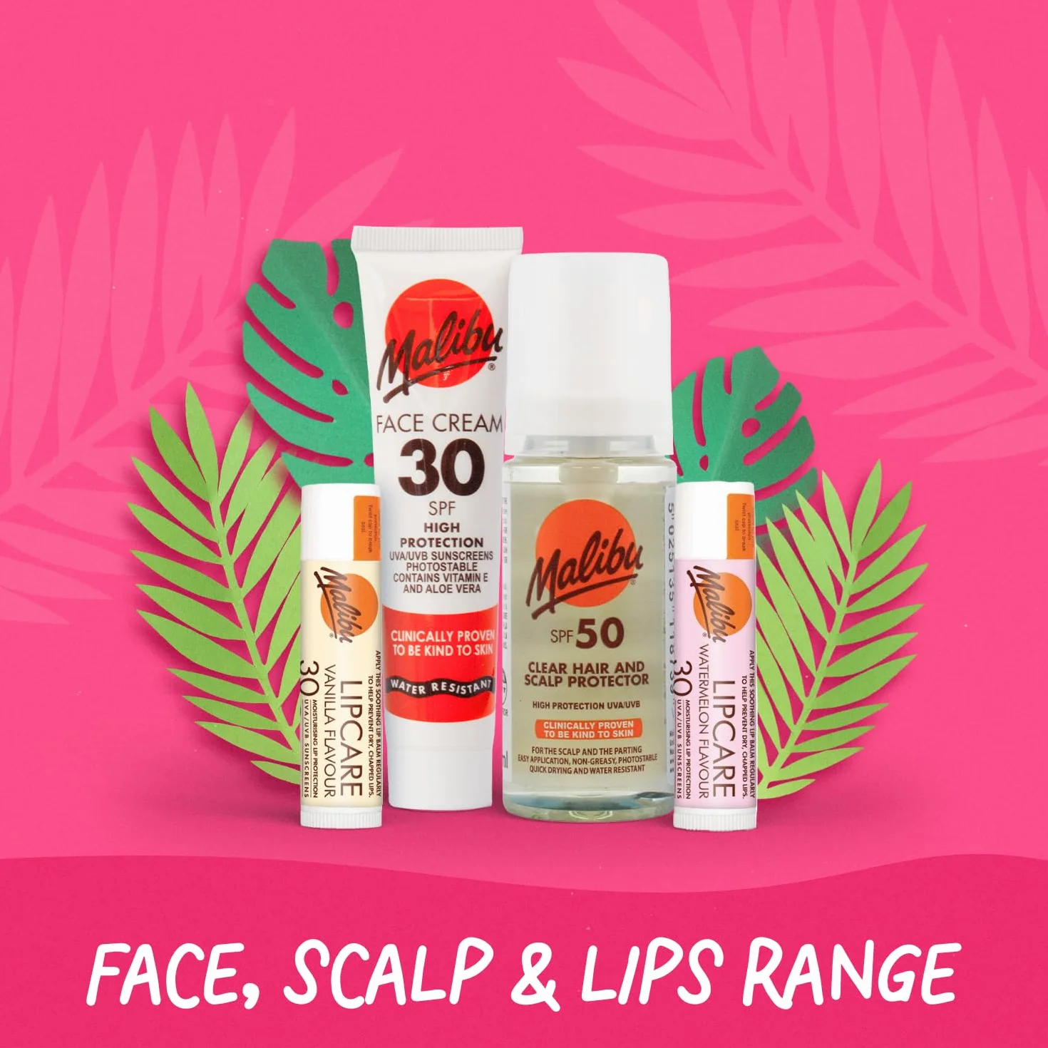Malibu Face Lotion Plus Lipbalm SPF30