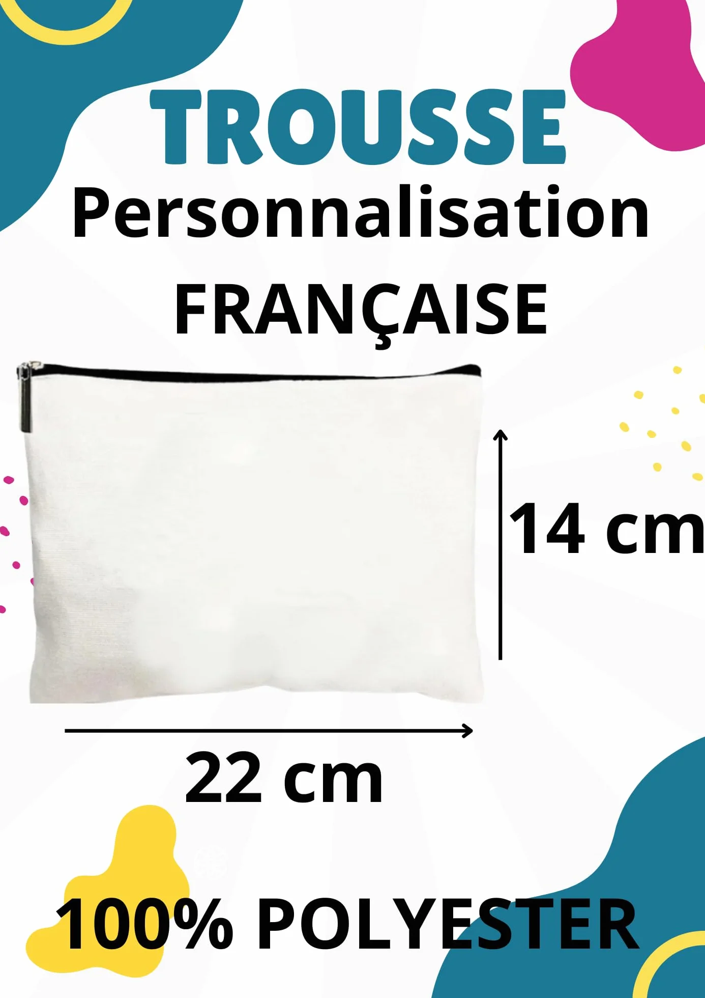 Trousse beige psychomotricienne idée cadeau rangement