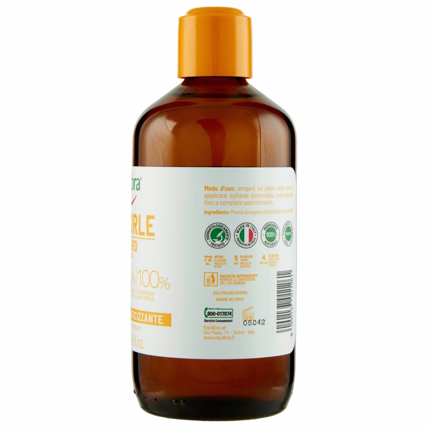 Equilibra Aloe Olio Mandorle 250 Ml