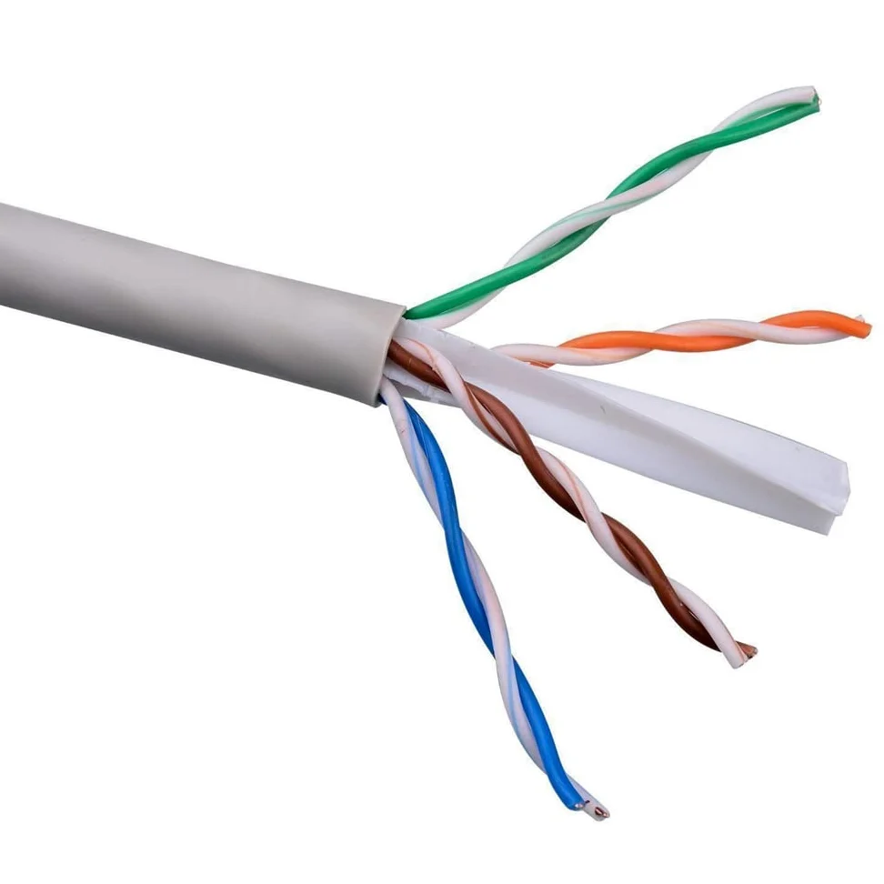 PNI Câble ethernet/LAN 305 m Cat6 U06 pour Internet 1 Gigabit/système de surveillance