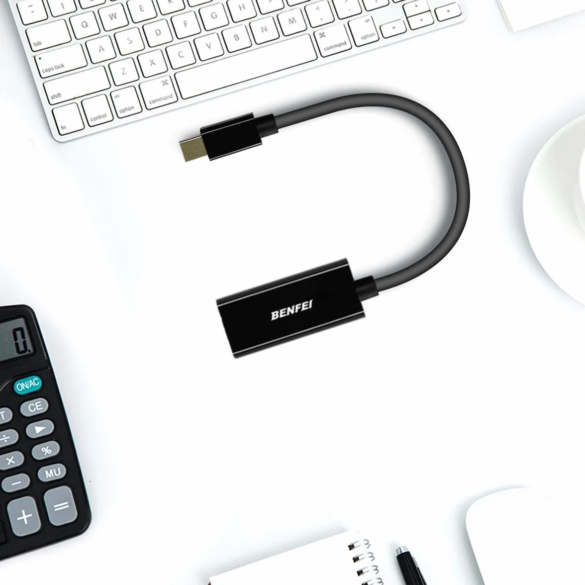 BENFEI Adaptateur Mini DisplayPort vers HDMI plaqué Or Compatible MacBook Pro