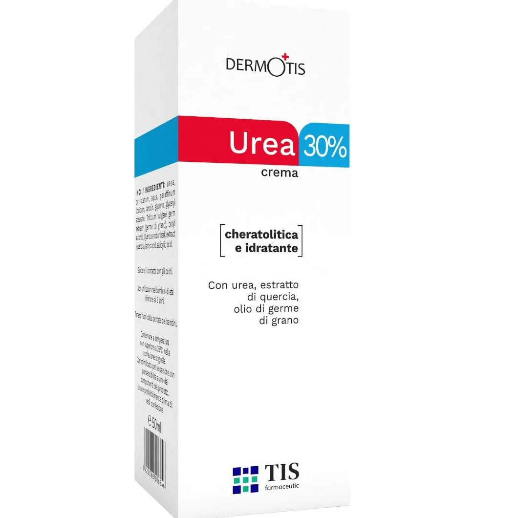 Crème D'Urée 30% - Élimine Cicatrices, Eczéma, Kératose, Psoriasis, Peaux Sèches, Acide Lactique AHA