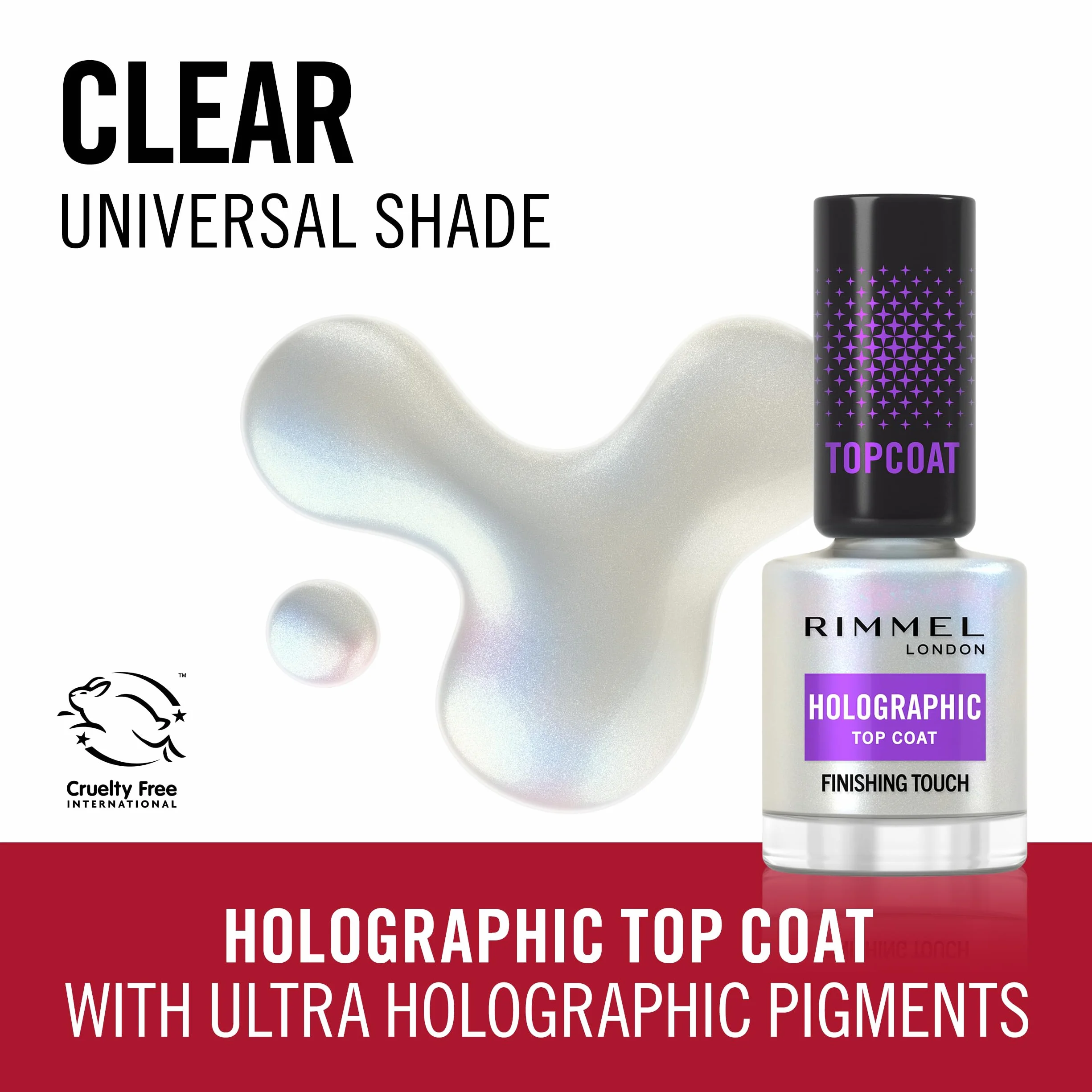 Holographic Top Coat 12 Ml