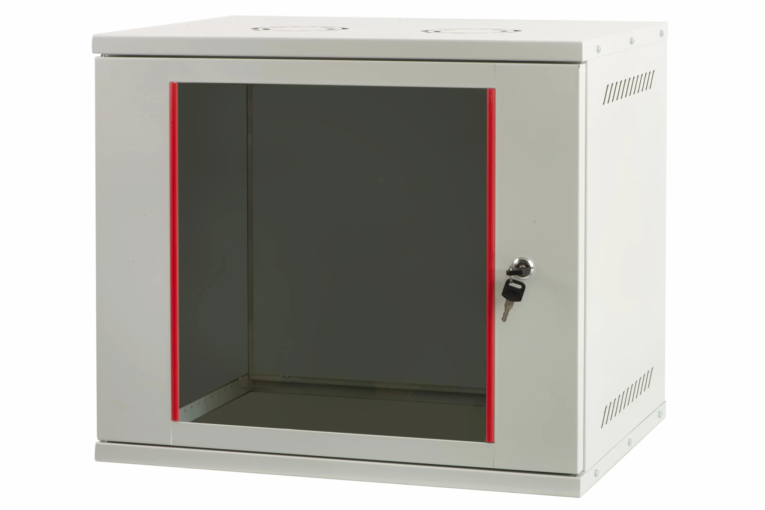 Armoire Rack 19" Mur 7U 19" (L) 542 mm (P) 400 mm Couleur Gris DISSEMBLÉ