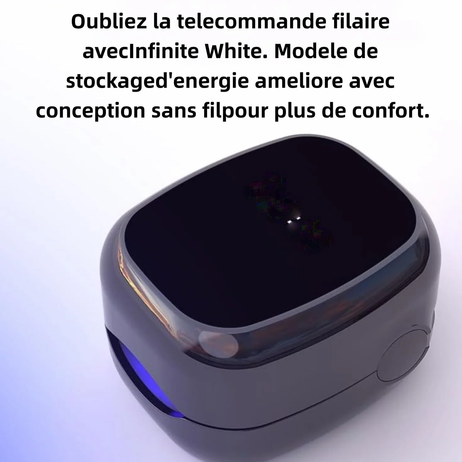 OrthoVital Appareil Anti Mycose Pulse Light Mycosis for Toenails, Nail Fungus Cleaning (Blanc)