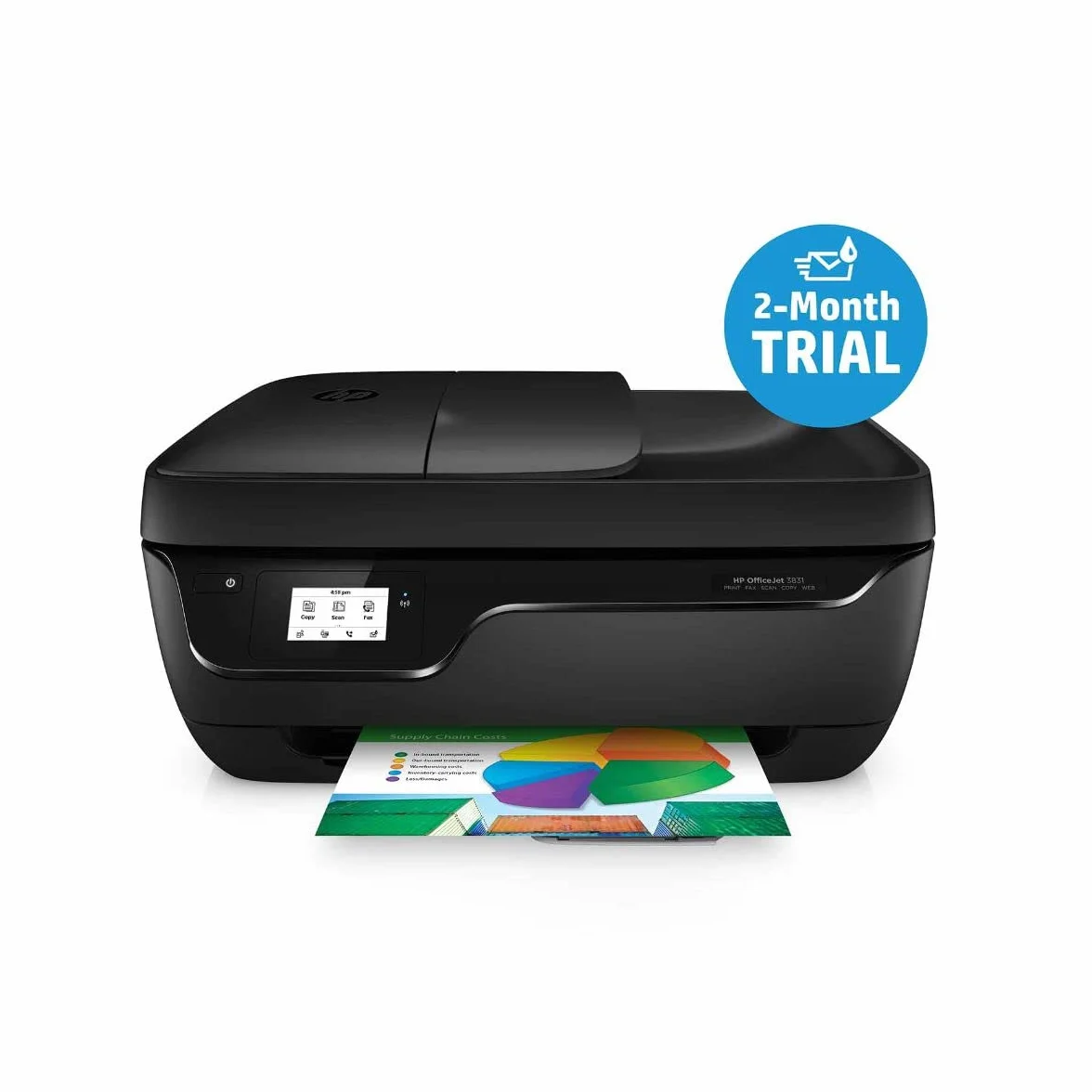 HP OfficeJet 3831 AiO multifonctions jet d'encre thermique A4 1200 x 1200 DPI