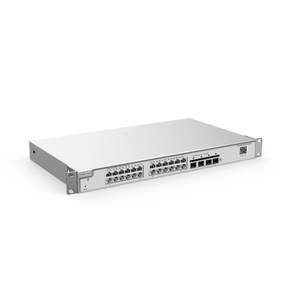 REYEE 24 Ports Gigabit L2+ Managed Switch, 24 Gigabit RJ45 Ports, 4 Ports SFP, 19 Pouces Rack-mountable Marque