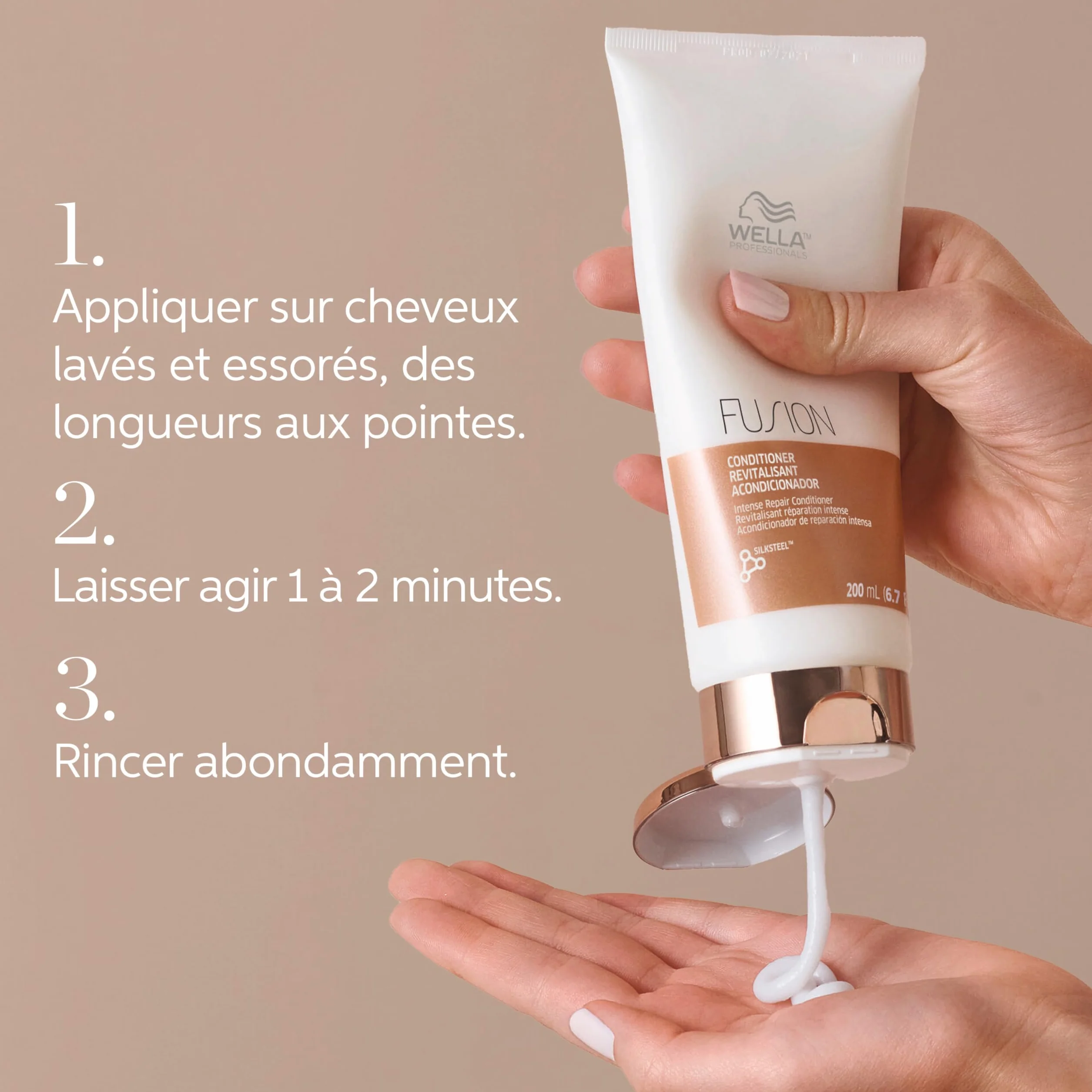 Wella Professionals Fusion Après-shampoing Réparation Intense 1L
