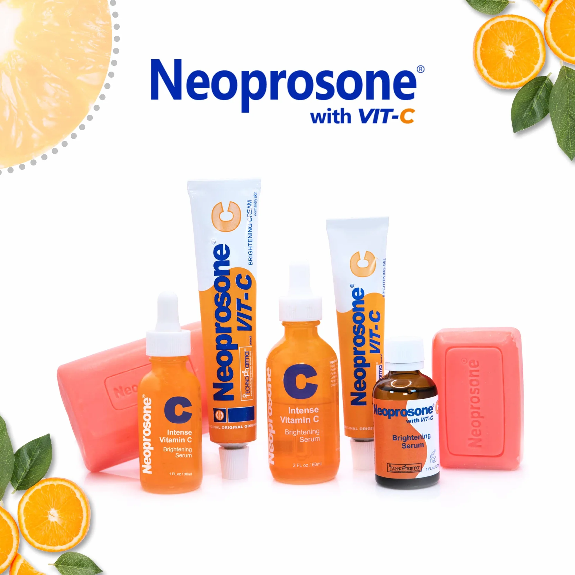Neoprosone Crème Éclaircissante 50g Anti-Taches Sombres Visage Aisselles Coudes Genoux Cou